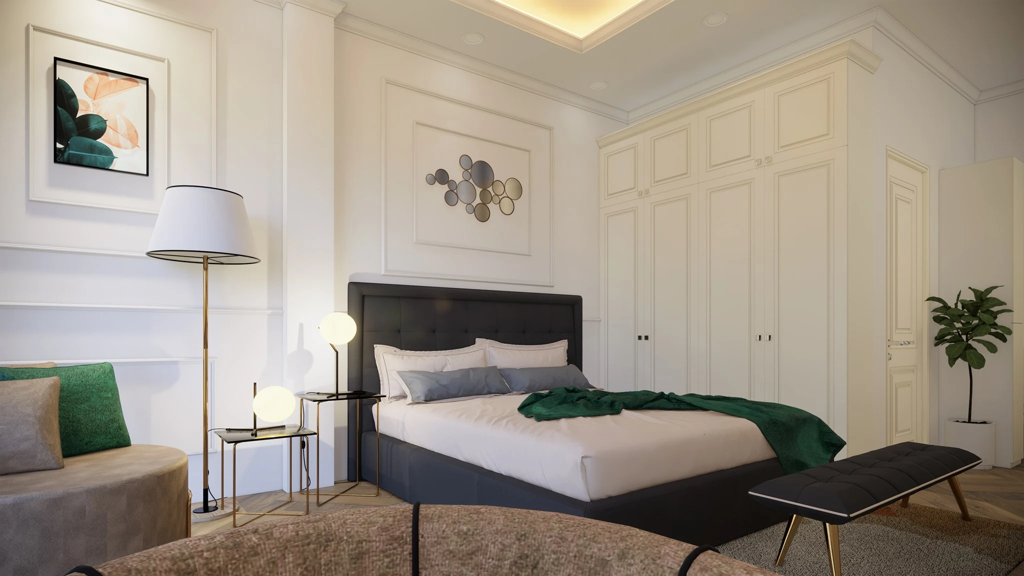 Free Sketchup Models Download Modern Bedroom ID 101000435 (Duong Duong)