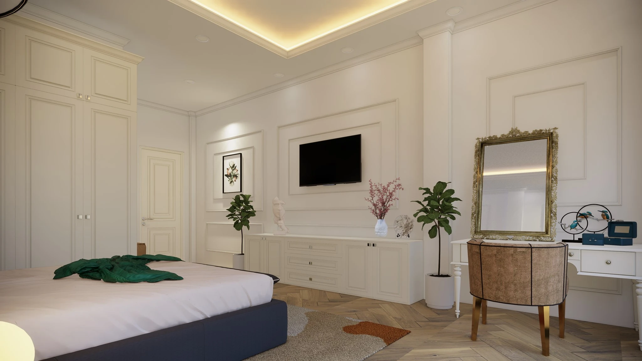 Free Sketchup Models Download Modern Bedroom ID 101000435 (Duong Duong)