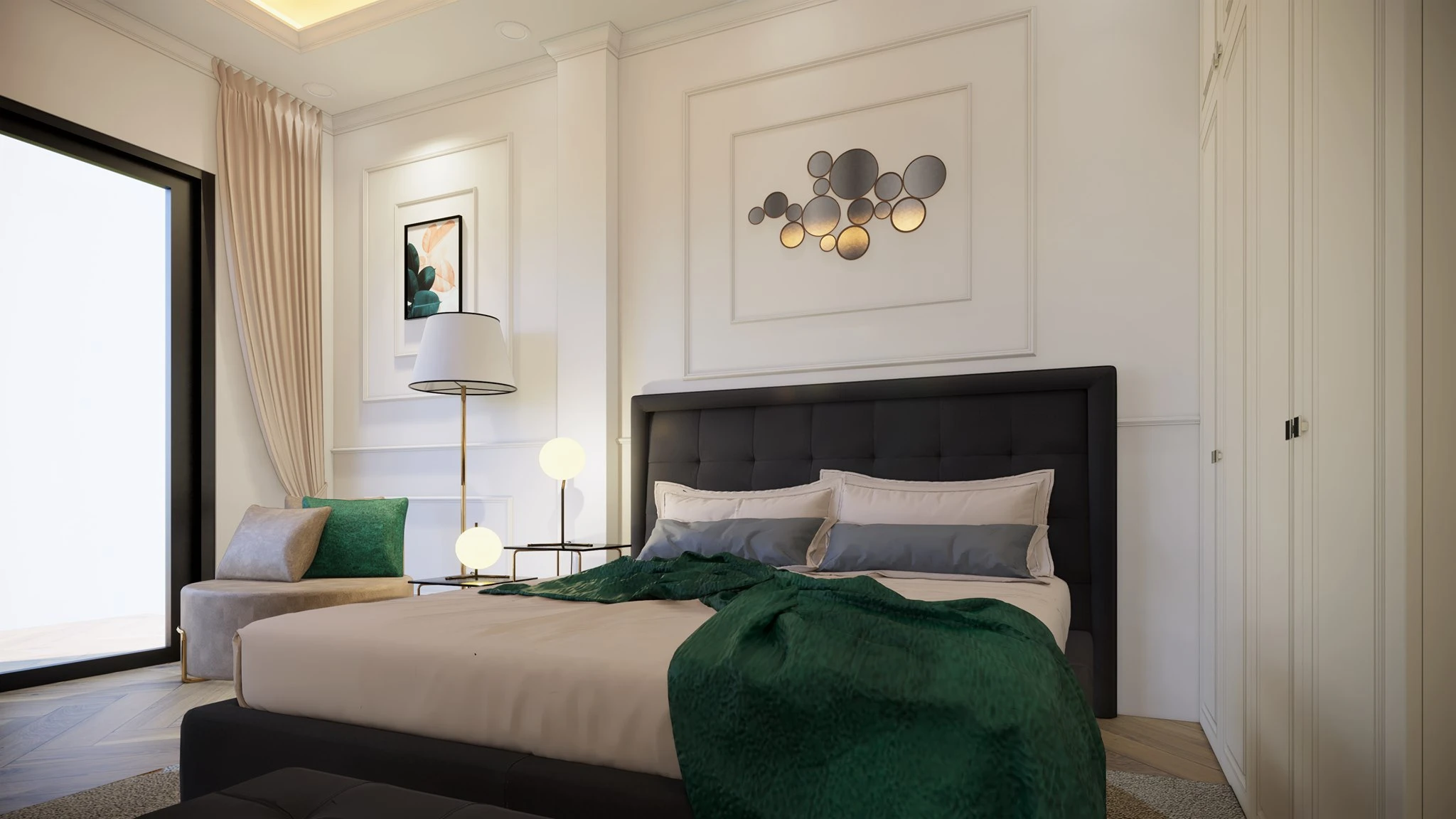 Free Sketchup Models Download Modern Bedroom ID 101000435 (Duong Duong)