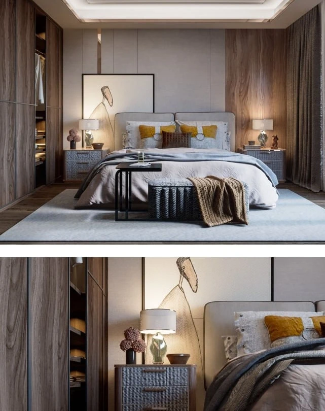 Free Sketchup Models Download Modern Bedroom ID 101000449 (Dinh Linh)