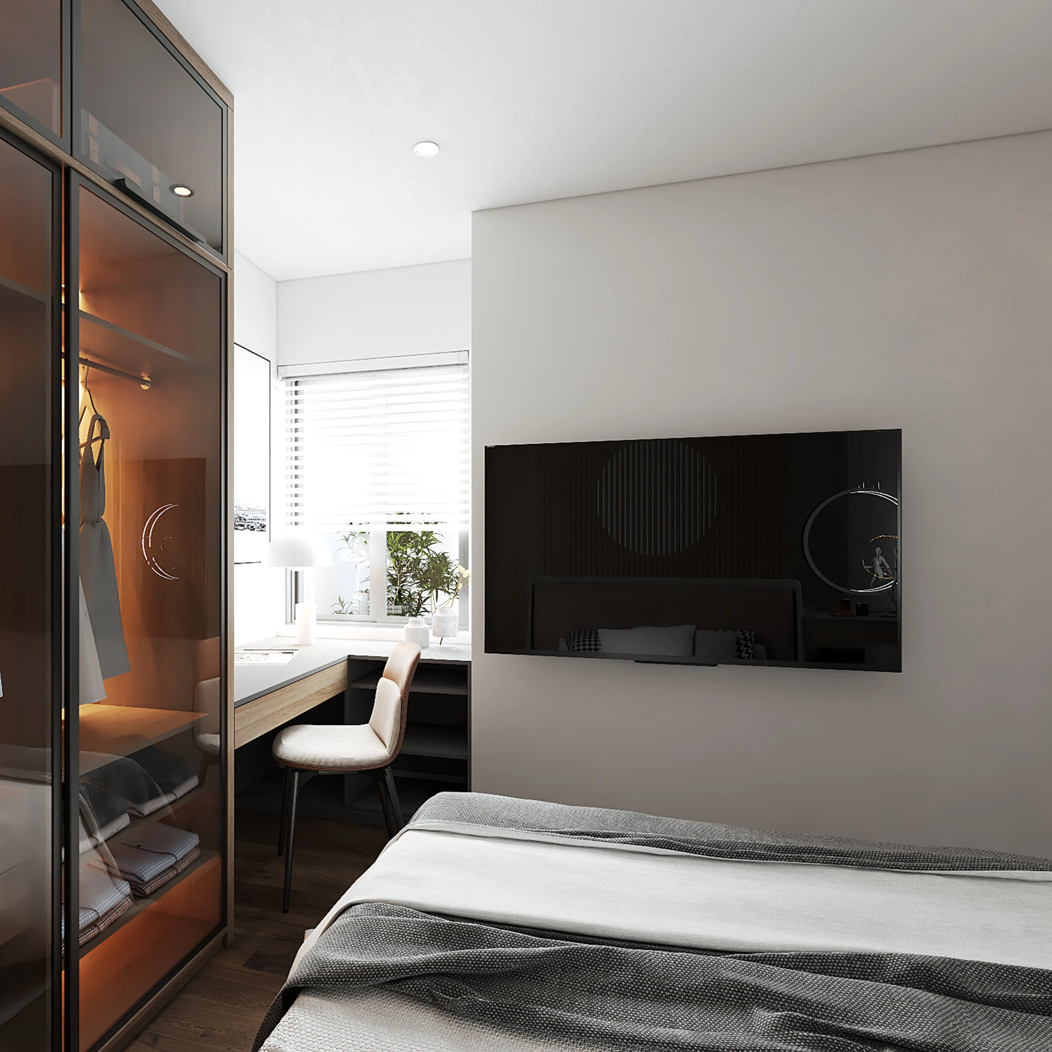 Free Sketchup Models Download Modern Bedroom ID 101000459 (Ha Anh)