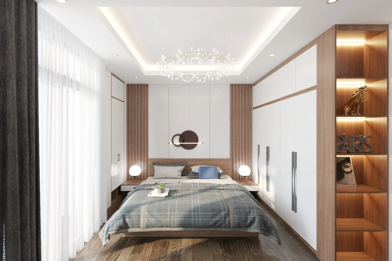 Free Sketchup Models Download Modern Bedroom ID 101000579 (Le Dinh Nam)