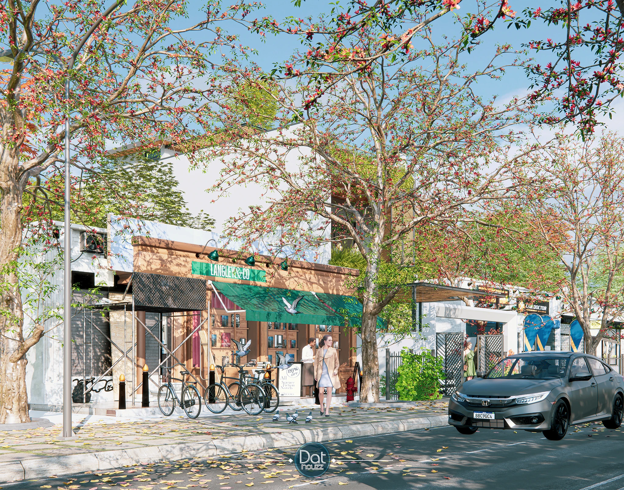 SketchUp Free Free Sketchup Models Download Modern Exterior Enscape ID 101000456 (Dat Houzz)