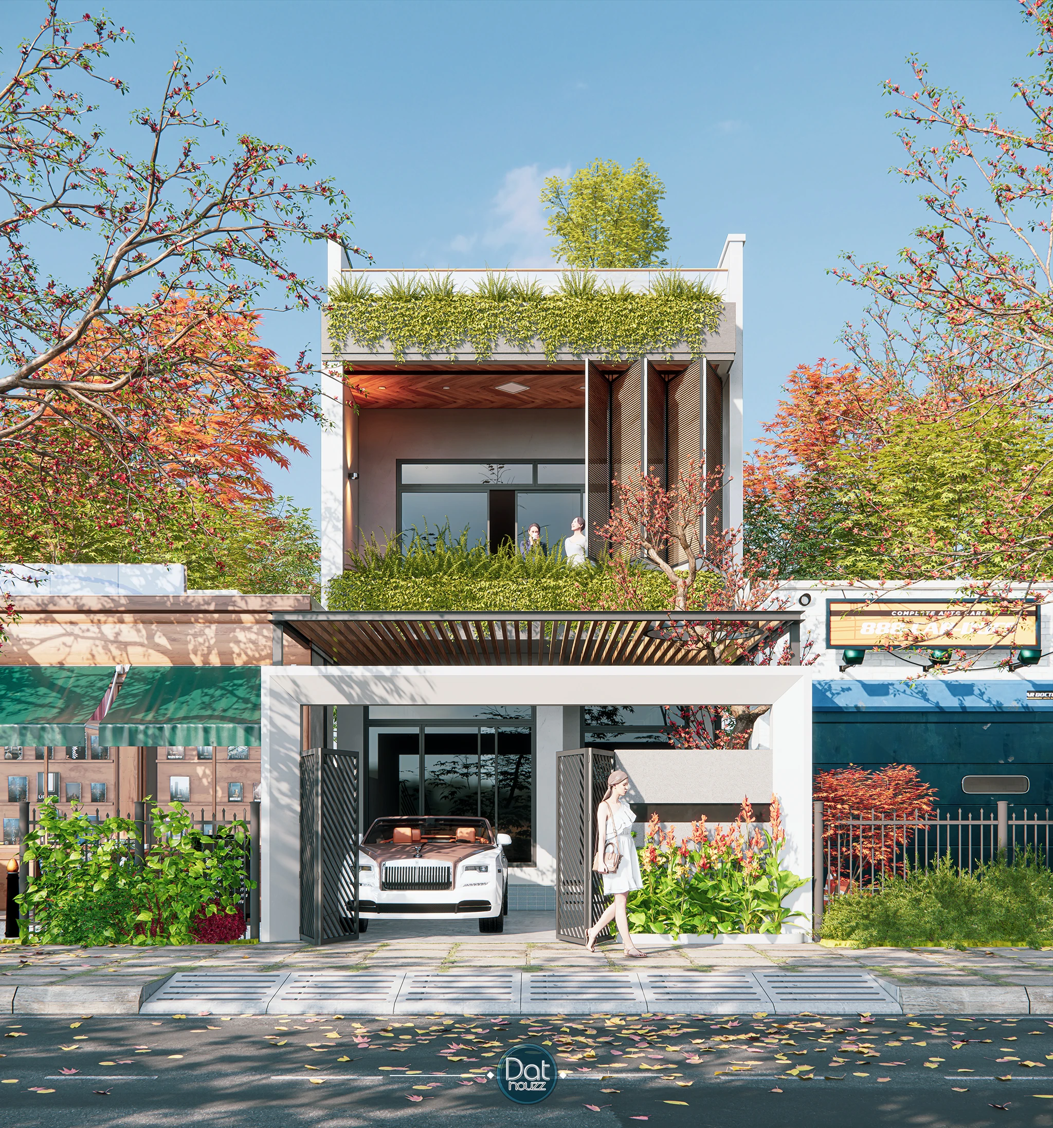 SketchUp Free Free Sketchup Models Download Modern Exterior Enscape ID 101000456 (Dat Houzz)