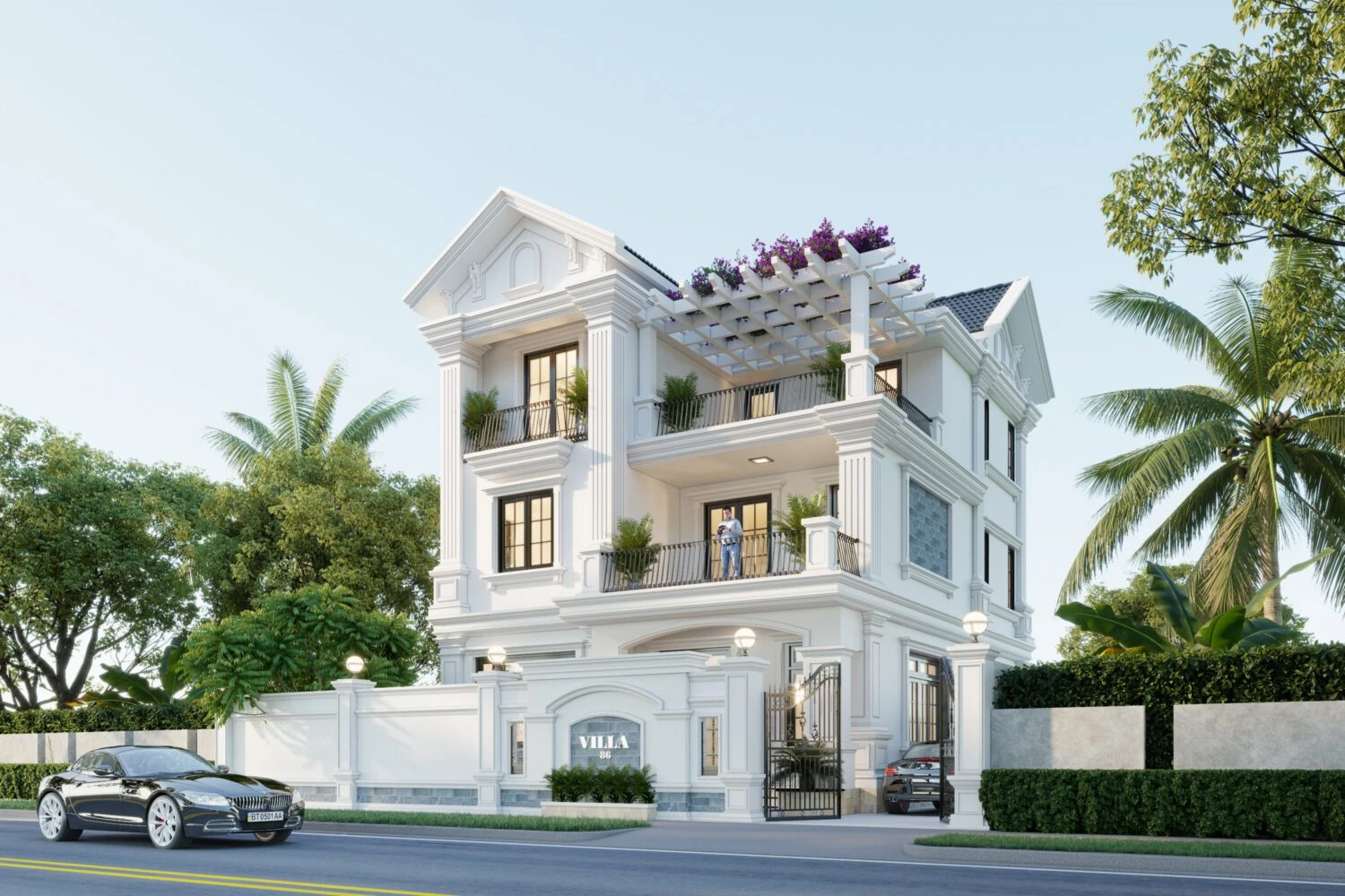 SketchUp Free Free Sketchup Models Download Modern Exterior ID 101000306 (Tuyet Nhung)