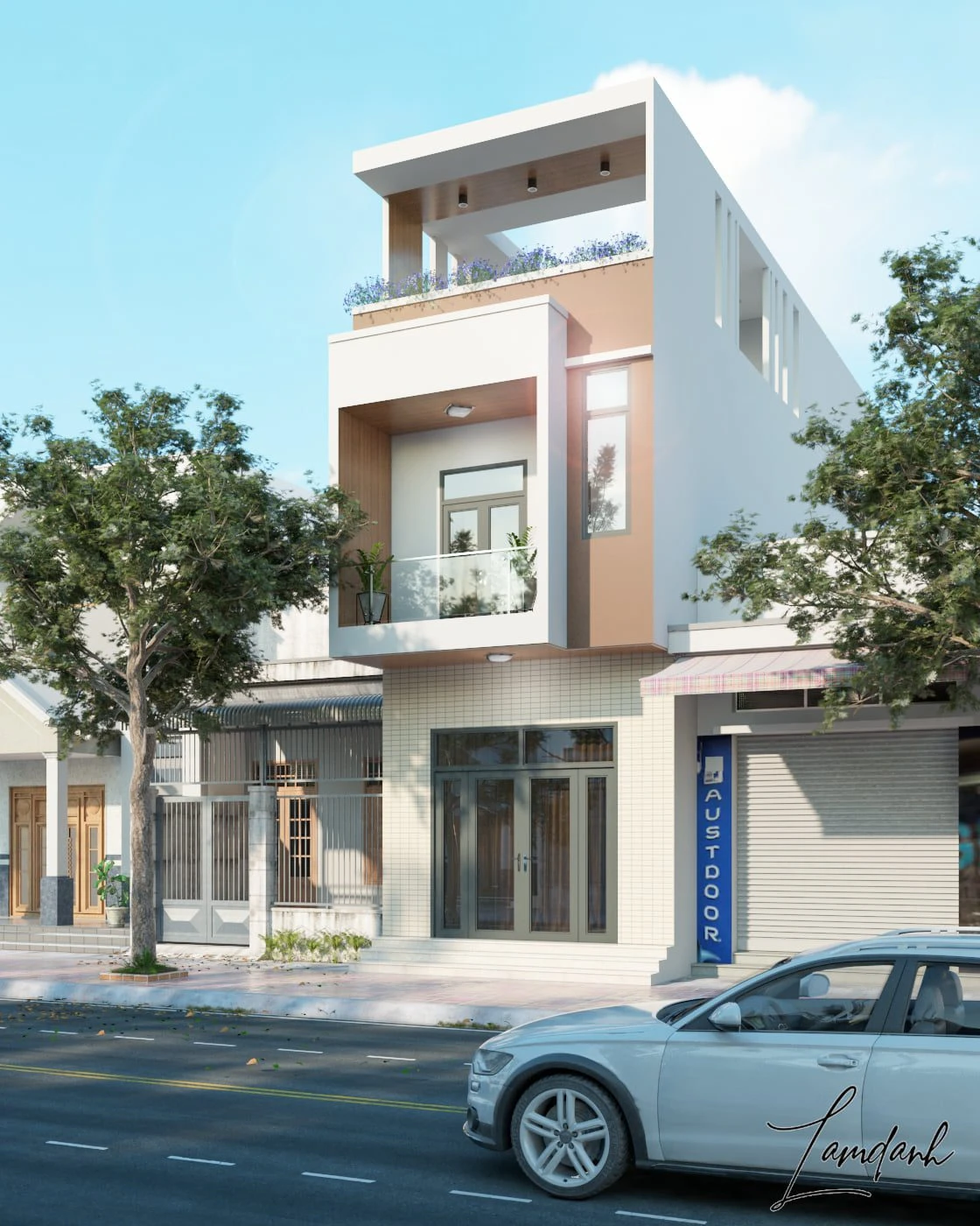 Free Sketchup Models Download Modern Exterior ID 101000546 (Truong Danh)