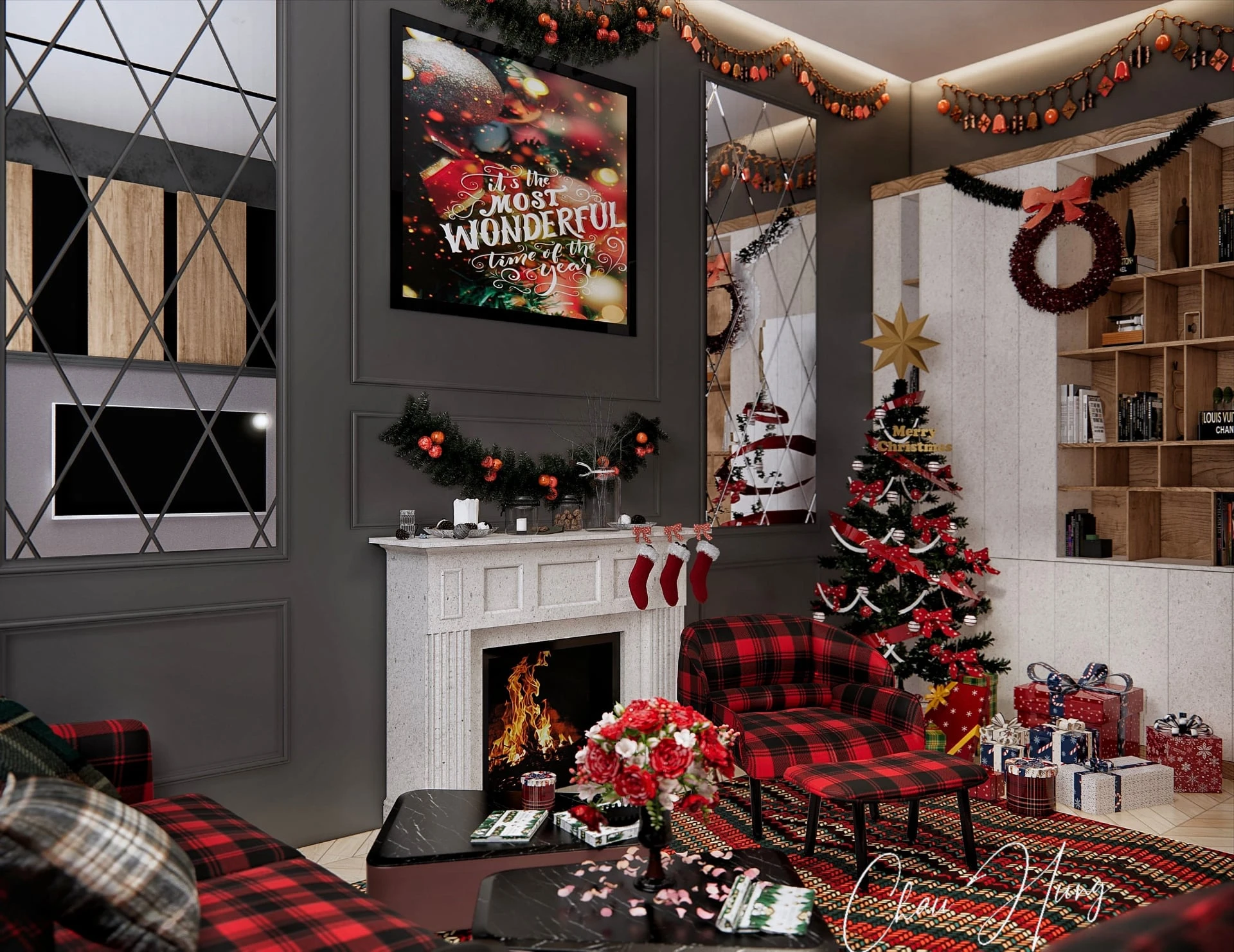 Free Sketchup Models Download Modern Living Room ID 100000241 (Ben Quoc)