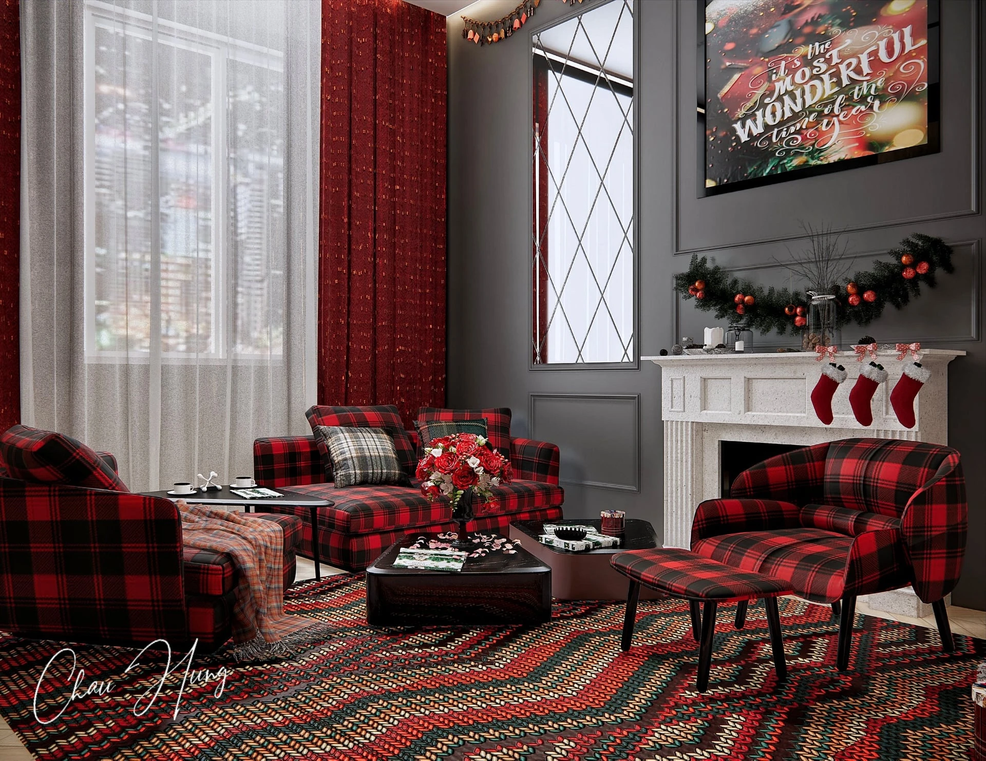 Free Sketchup Models Download Modern Living Room ID 100000241 (Ben Quoc)