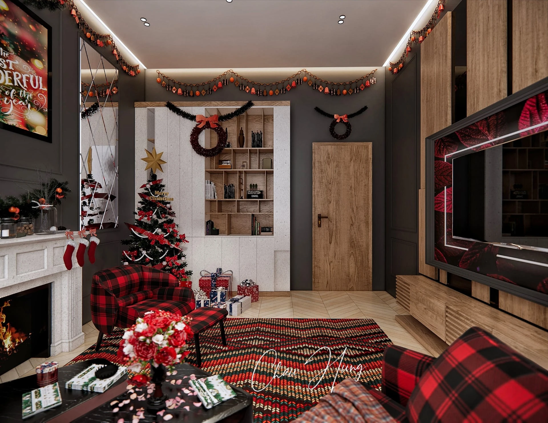 Free Sketchup Models Download Modern Living Room ID 100000241 (Ben Quoc)