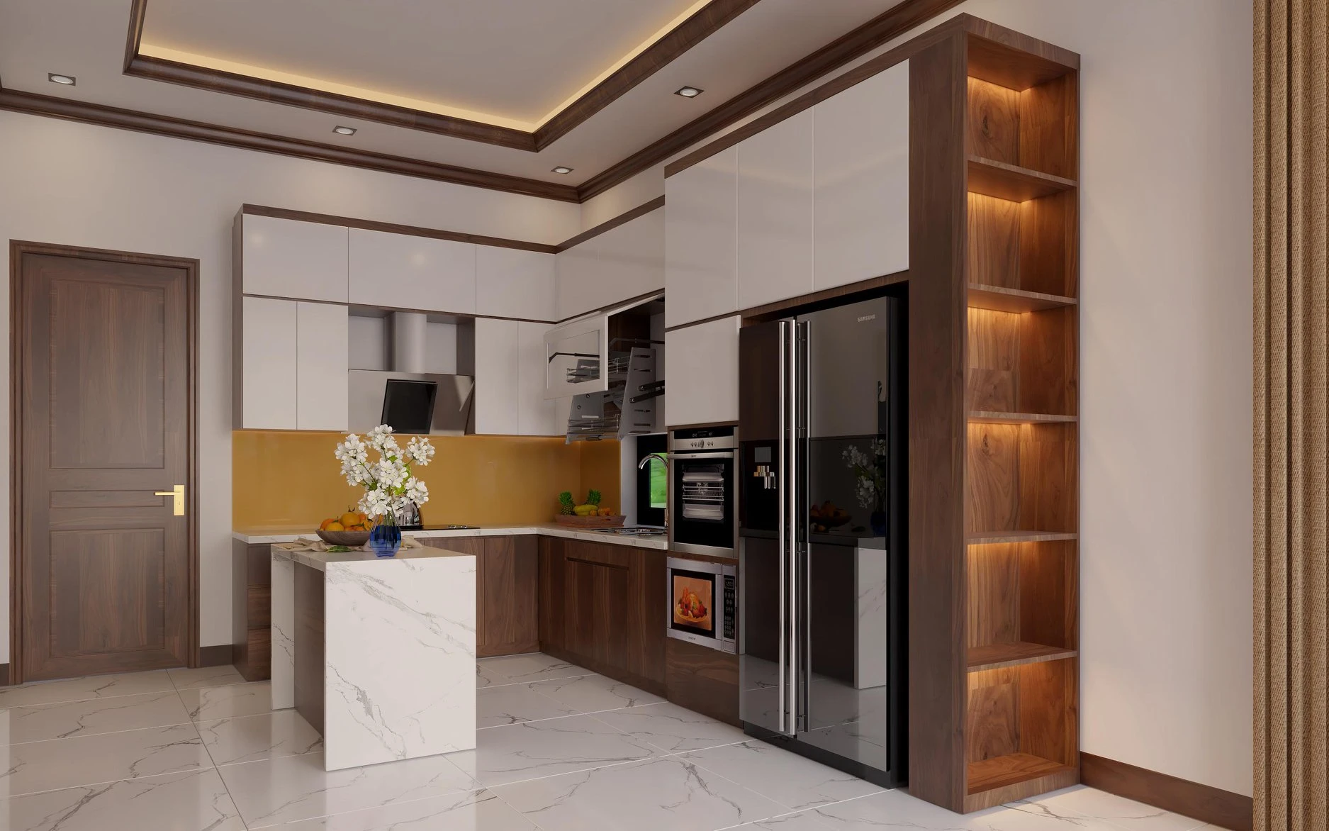 Free Sketchup Models Download Vray Modern Living Room And Dining Room ID 218000046 (Khac Tuan)