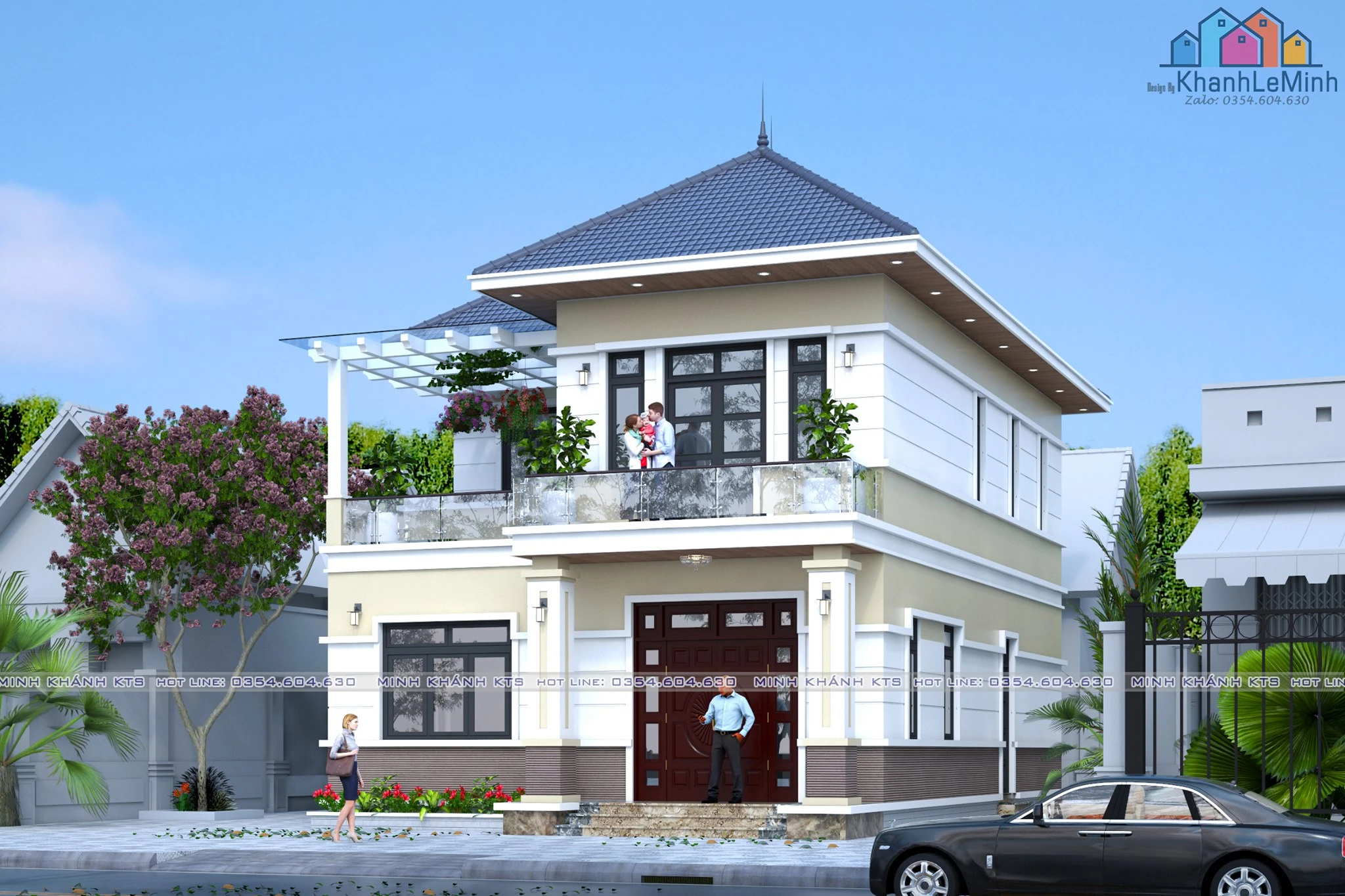 Free Sketchup Models Modern Exterior ID 101000602 (Khanh)