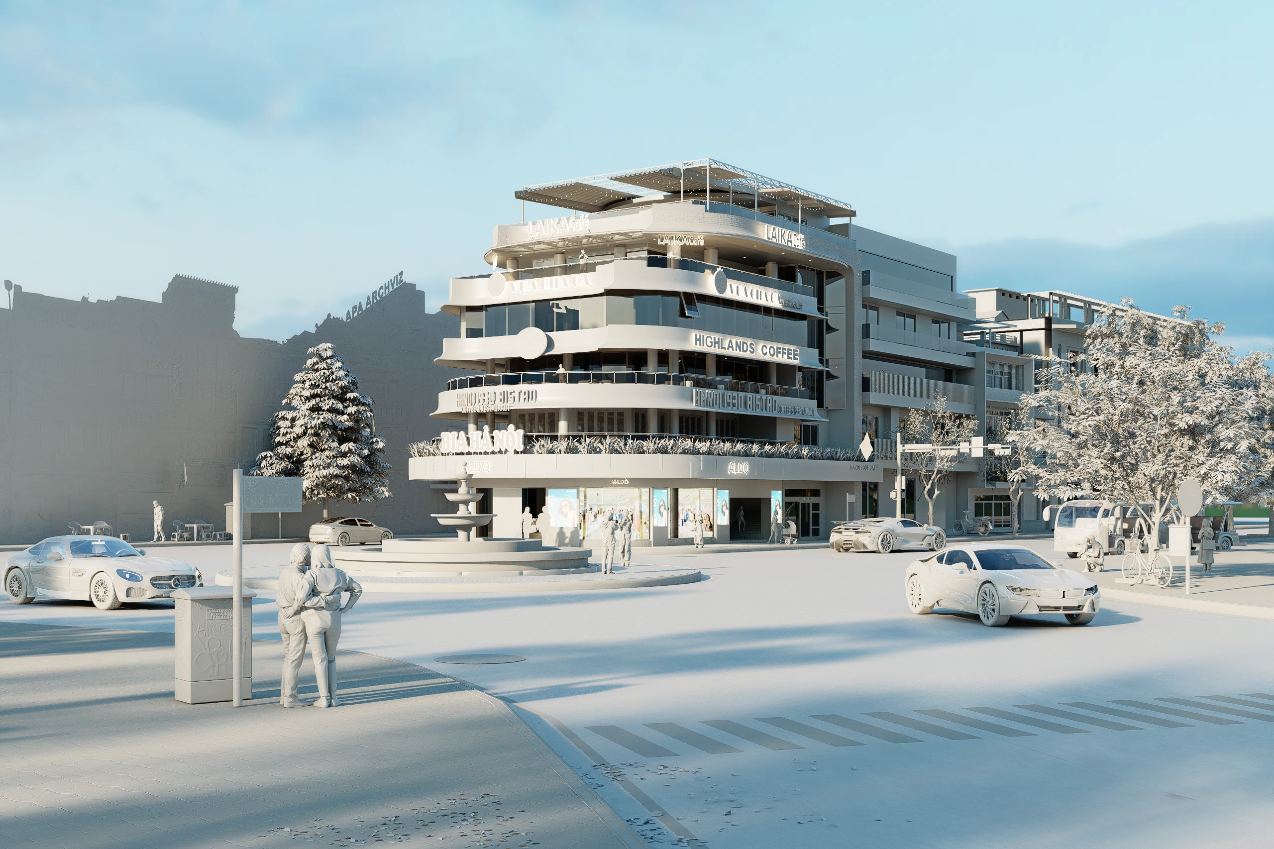 Free Sketchup Models Modern Exterior ID 213000717 (Quy Dang)