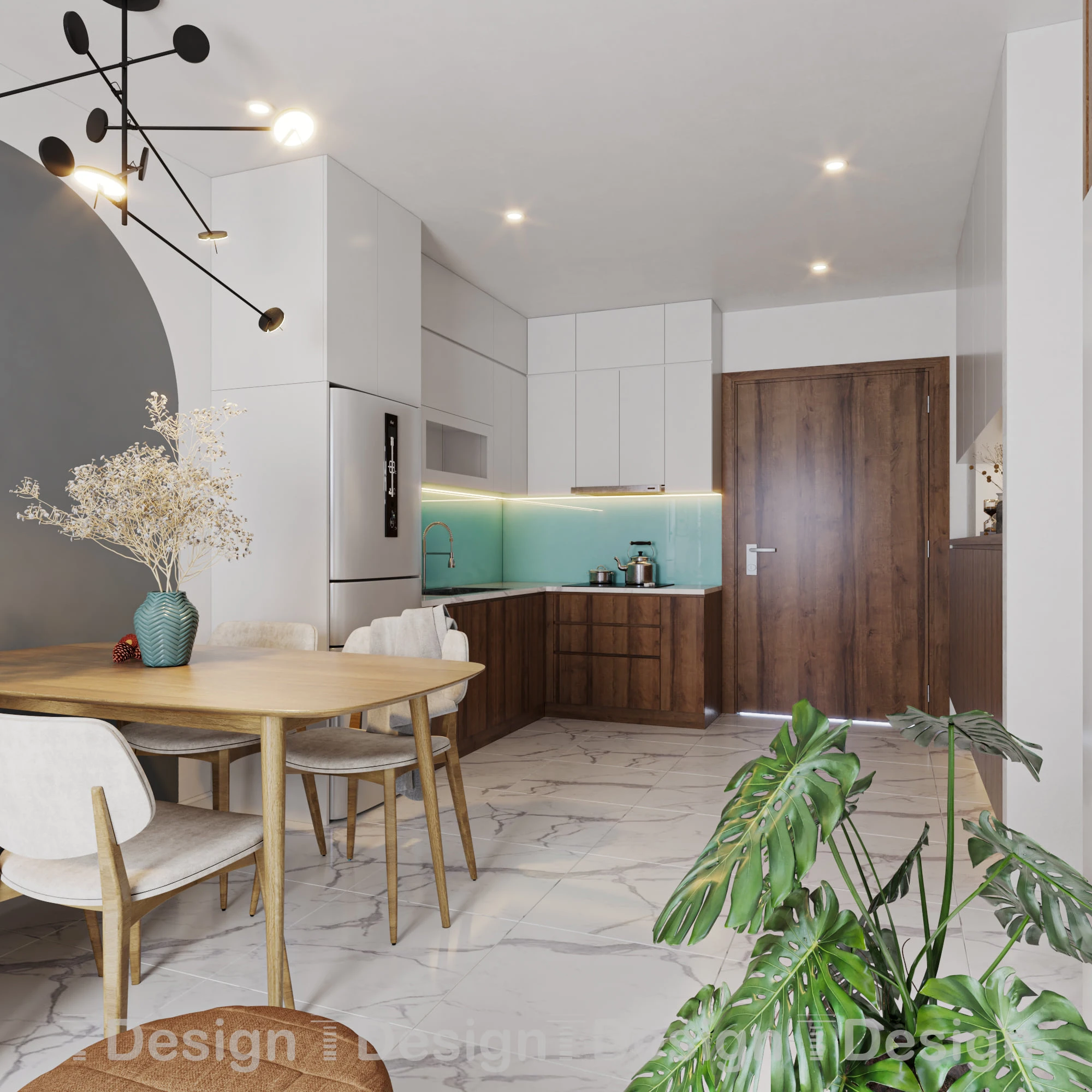 Free Sketchup Models Modern Living Room And Dining Room Download ID 218000100 (Trong Thanh)