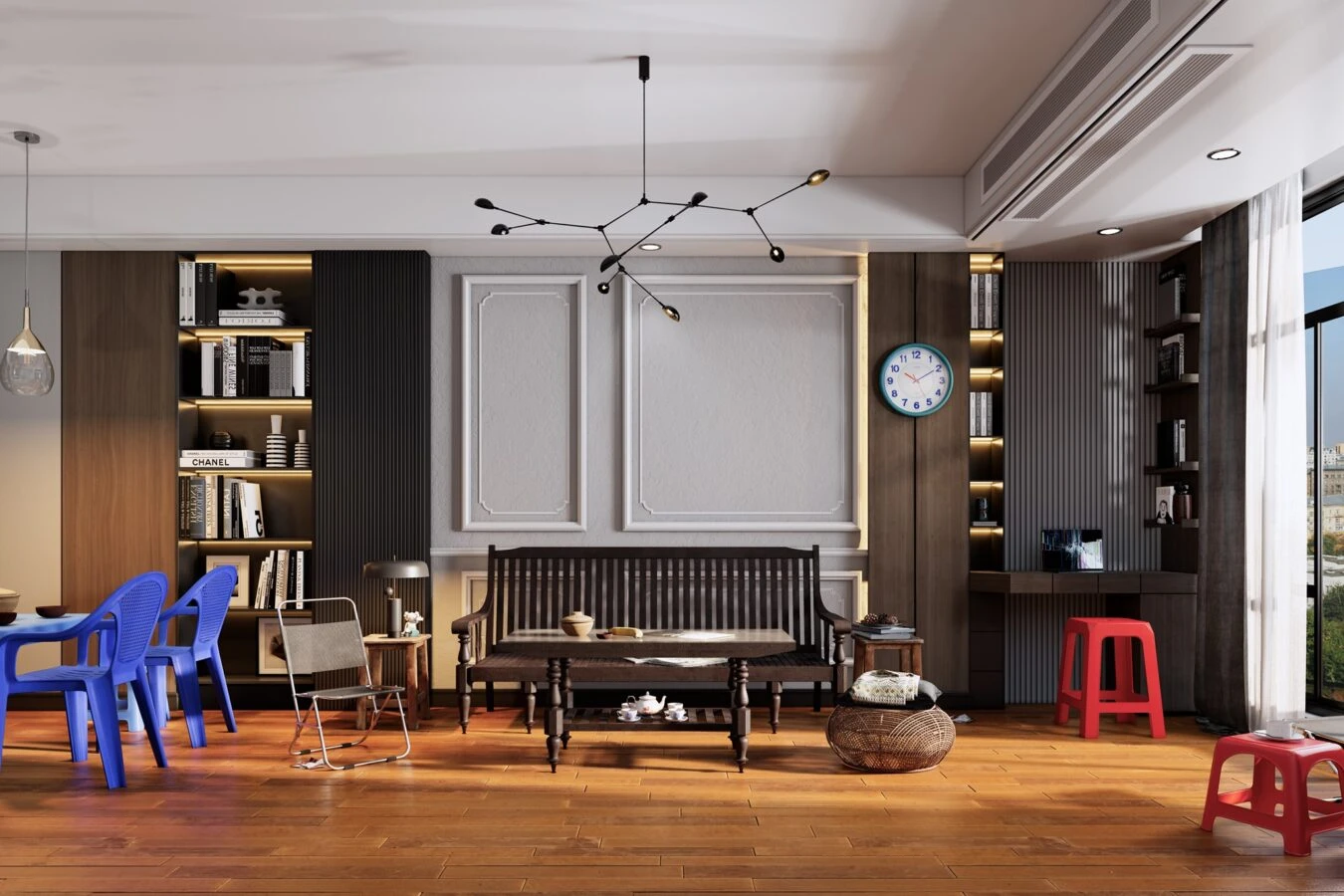 SketchUp Free Free Sketchup Models Modern Living Room Download ID 100000295 (Thoai Tran)