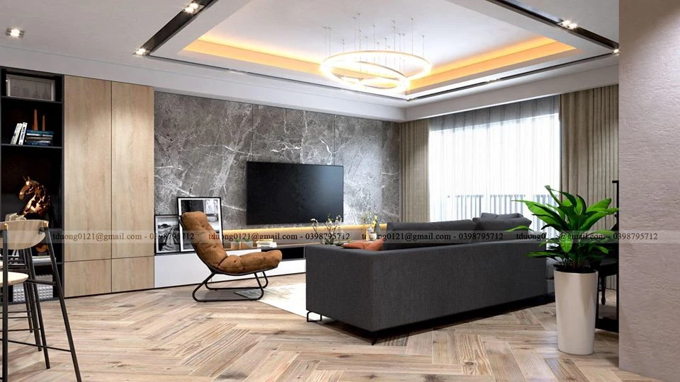 Free Sketchup Models Vray Modern Living Room Download ID 100000145 (Trinh Quang Duong)