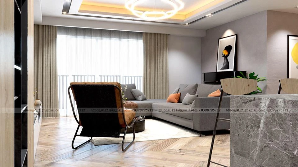 Free Sketchup Models Vray Modern Living Room Download ID 100000145 (Trinh Quang Duong)