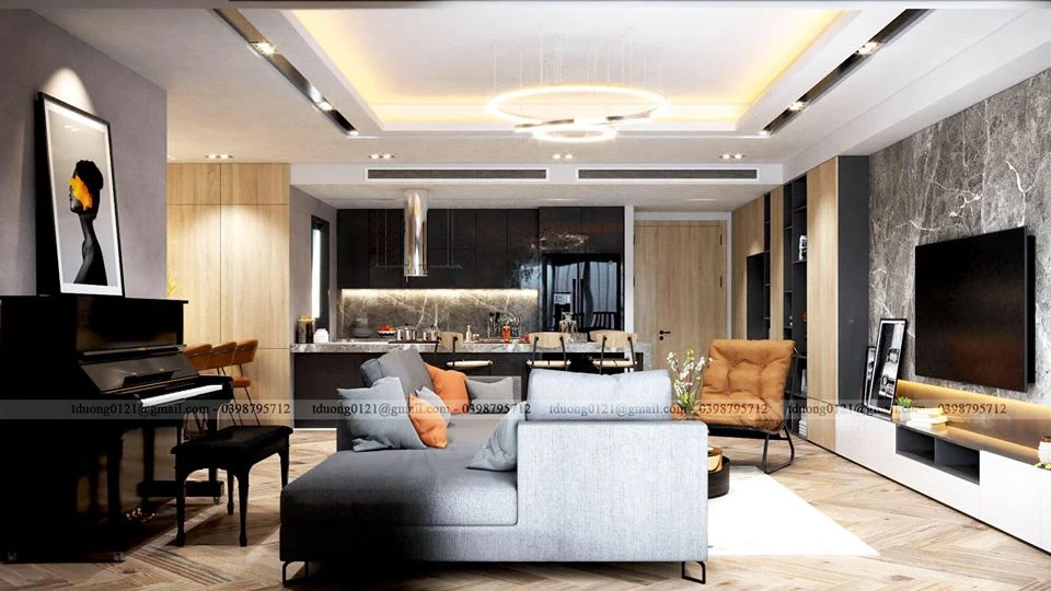 Free Sketchup Models Vray Modern Living Room Download ID 100000145 (Trinh Quang Duong)