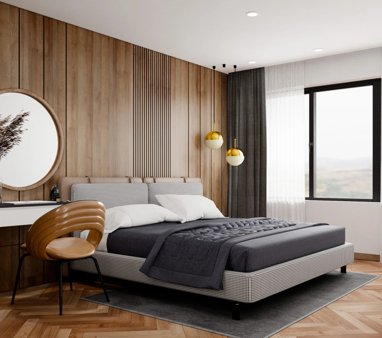 Free Sketchup Scene Download Enscape Modern Bedroom ID 101000664 (Nguyen Tuan)