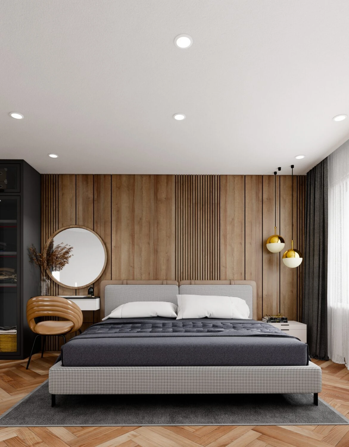 Free Sketchup Scene Download Enscape Modern Bedroom ID 101000664 (Nguyen Tuan)