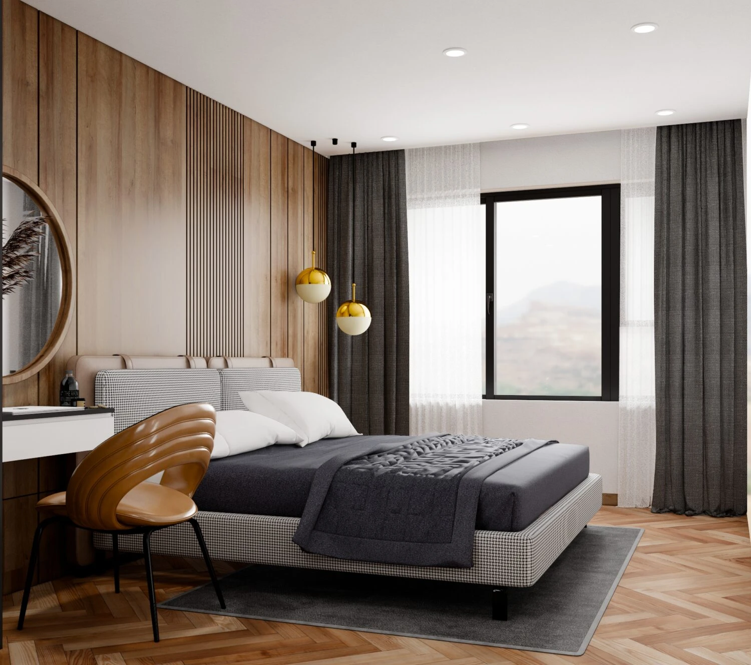 Free Sketchup Scene Download Enscape Modern Bedroom ID 101000664 (Nguyen Tuan)