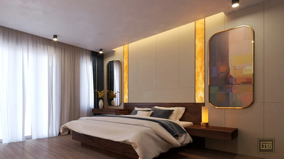 Free Sketchup Scene Download Modern Bedroom ID 101000235 (Xuan Khanh)