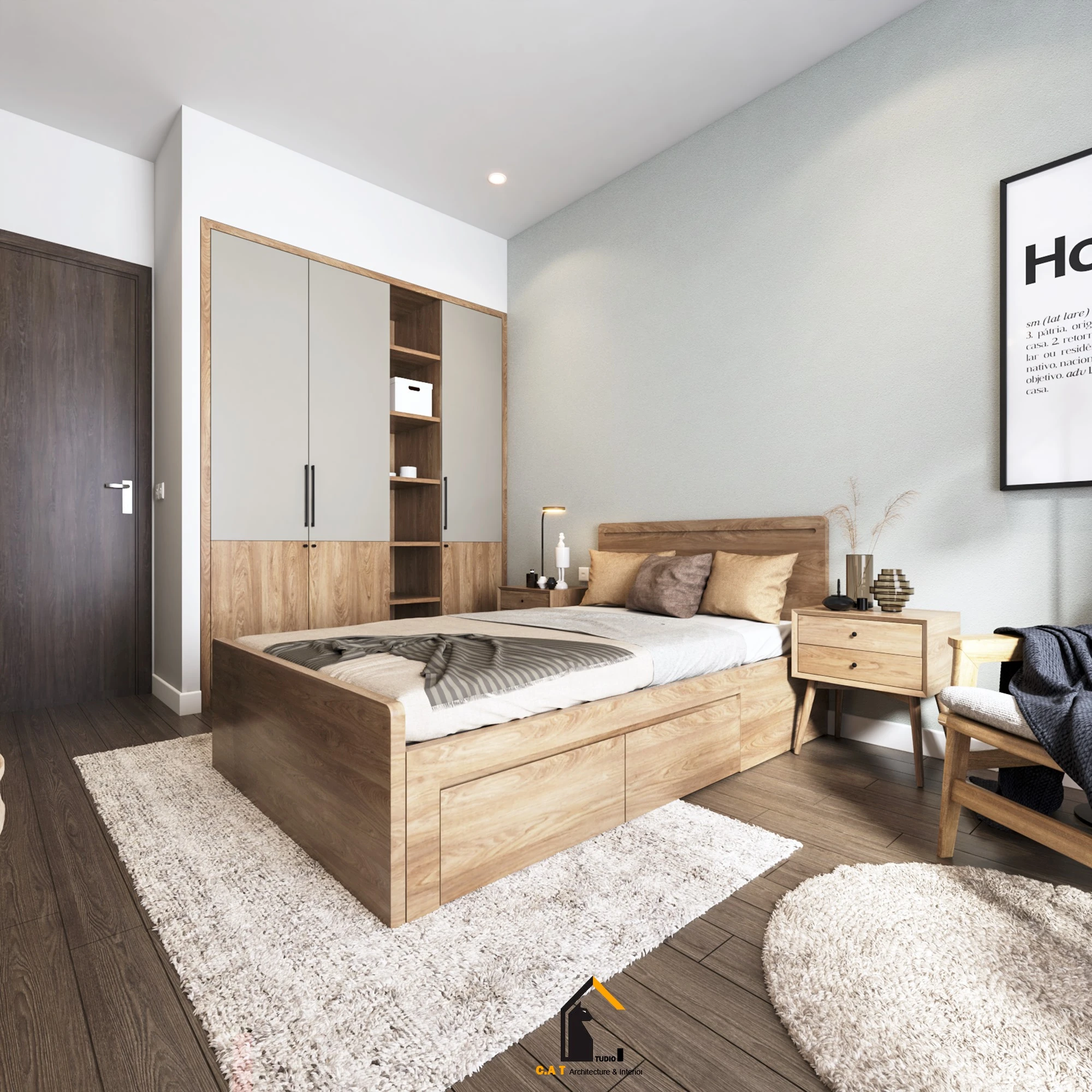 SketchUp Free Free Sketchup Scene Download Modern Bedroom ID 101000474 (Kts Nghiathan)