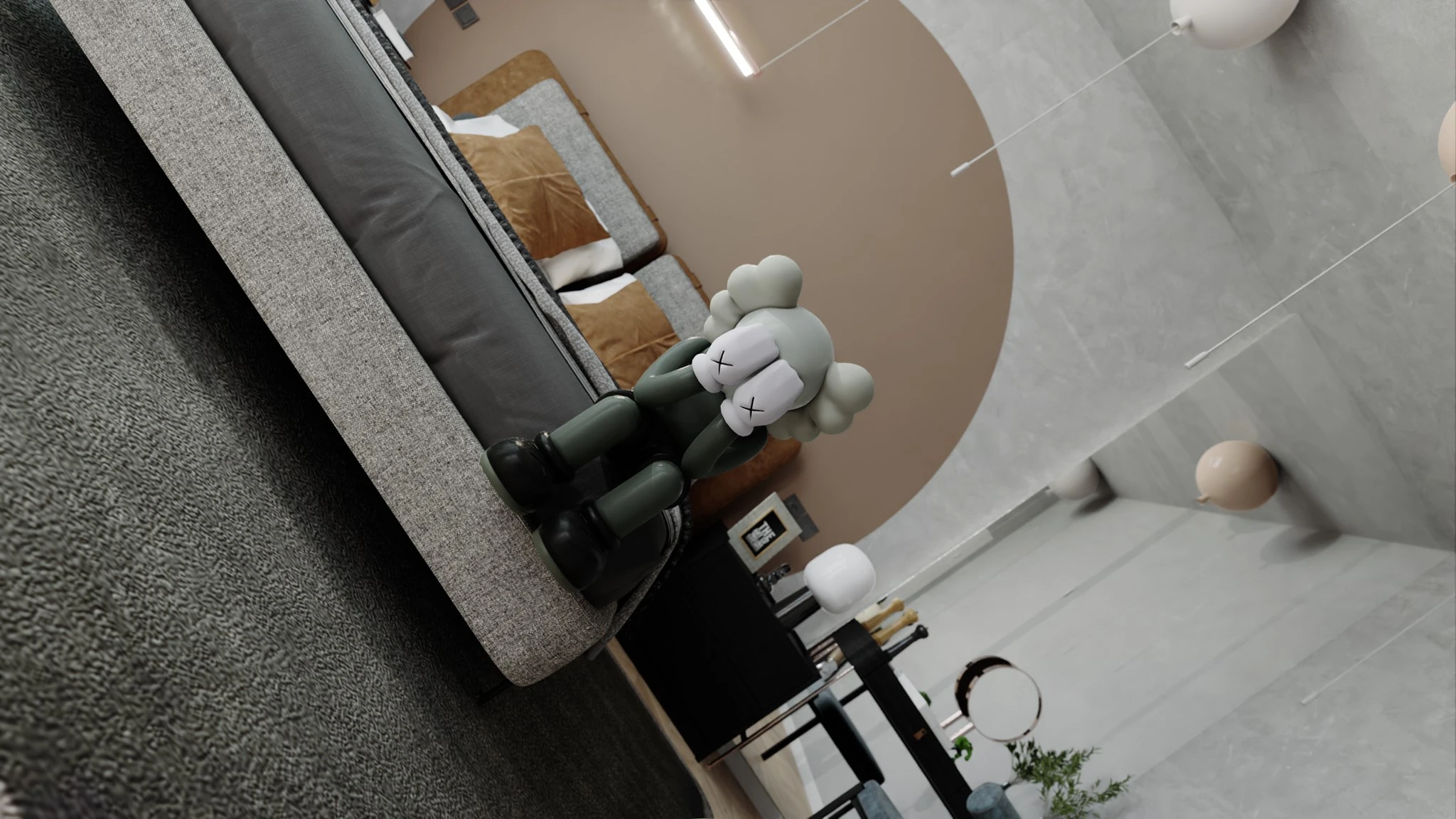 SketchUp Free Free Sketchup Scene Download Modern Bedroom ID 101000504 (Quoc Vi Phan Phan)