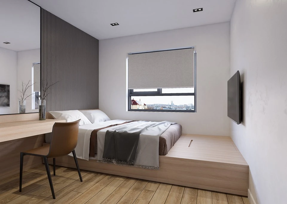 Free Sketchup Scene Download Modern Bedroom Vray ID 101000225 (Nguyen Huu Manh)
