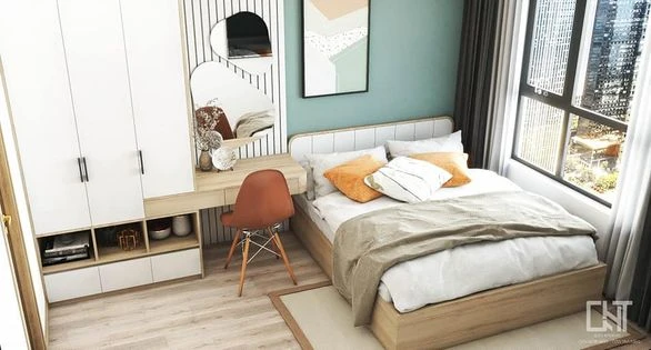 Free Sketchup Scene Download Vray Modern Bedroom ID 101000415 (Quan Nguyen)