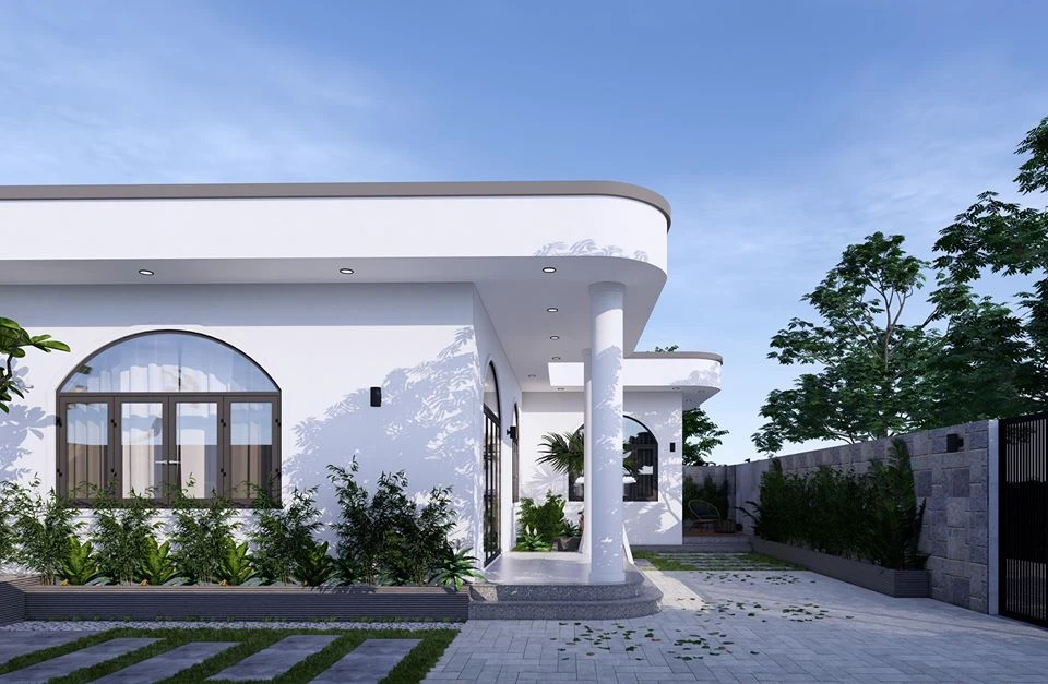 Free Sketchup Scene Modern Exterior ID 101000687 (Pham Thanh Cong)