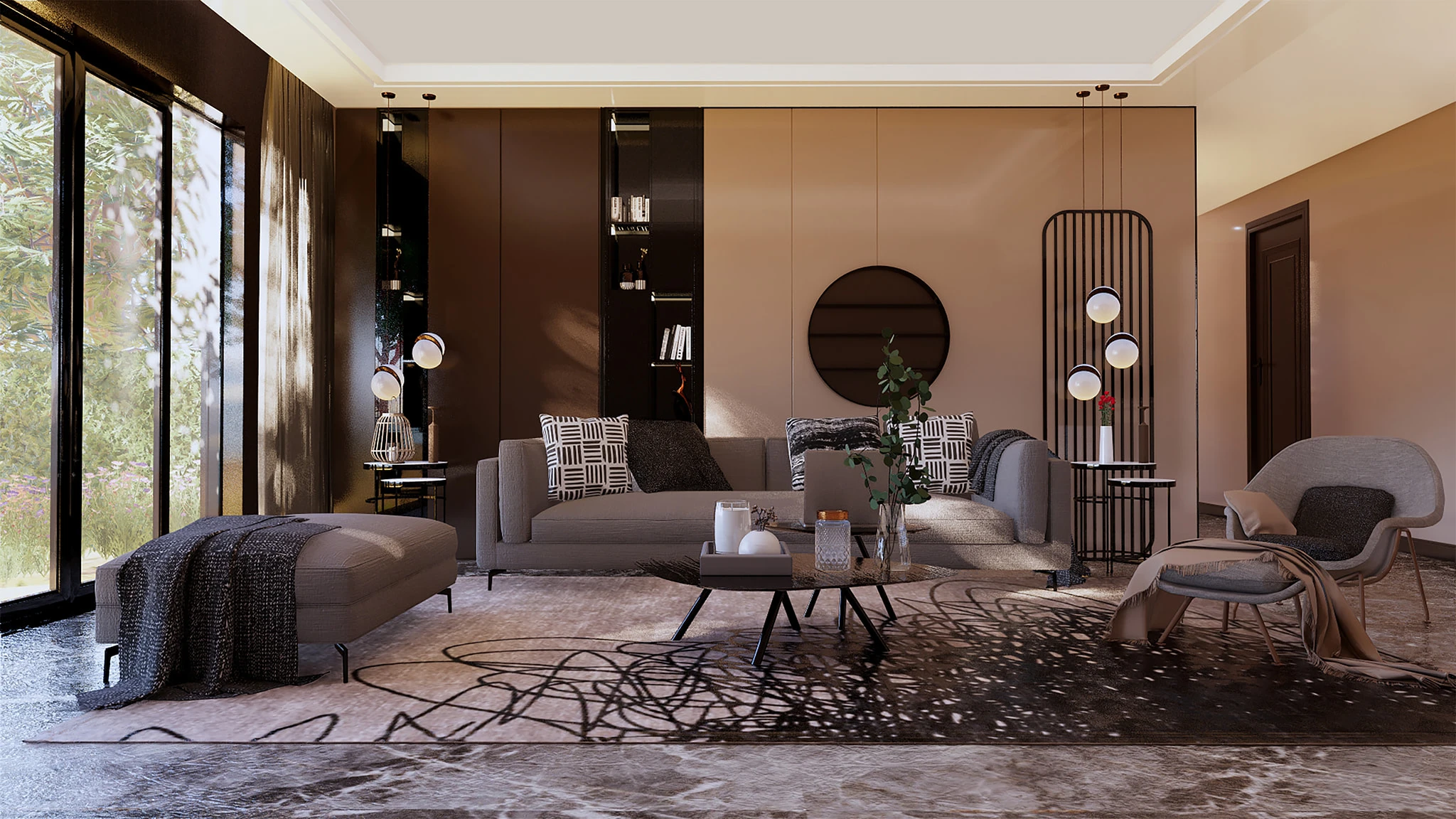 SketchUp Free Free Sketchup Scene Modern Living Room Download ID 100000280 (Ho Minh)