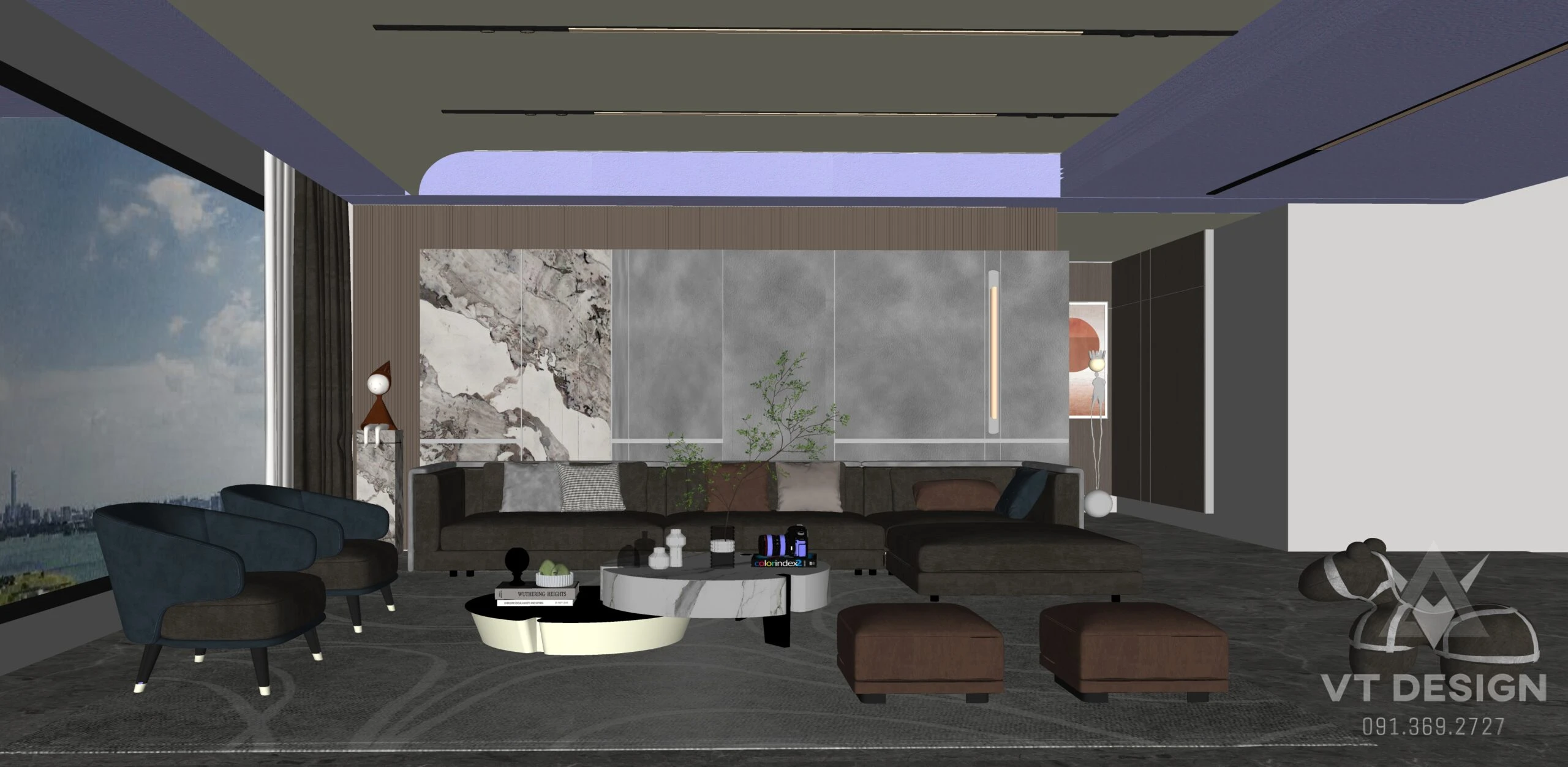 SketchUp Free Free Sketchup Scene Modern Living Room Download ID 100000310 (Tran Duc)