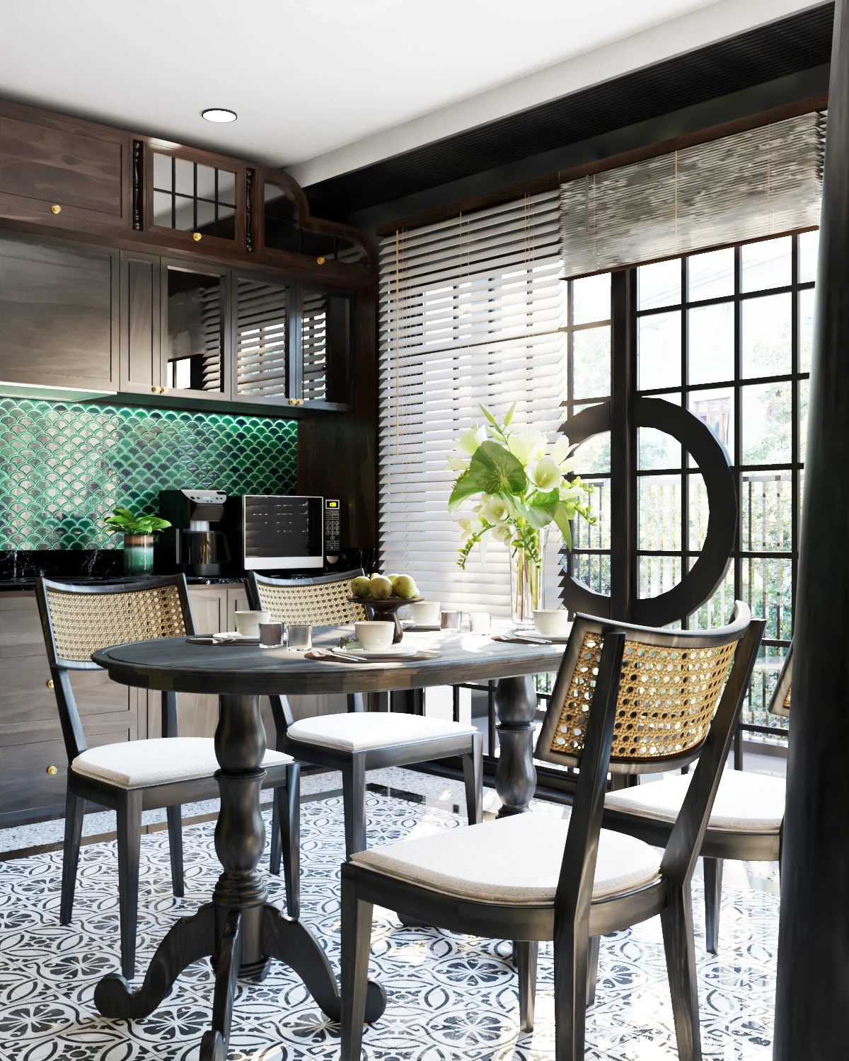 Indochine Vray Living Room Sketchup 3D Models Free Download ID 100000263 (Tran Viet Hung)