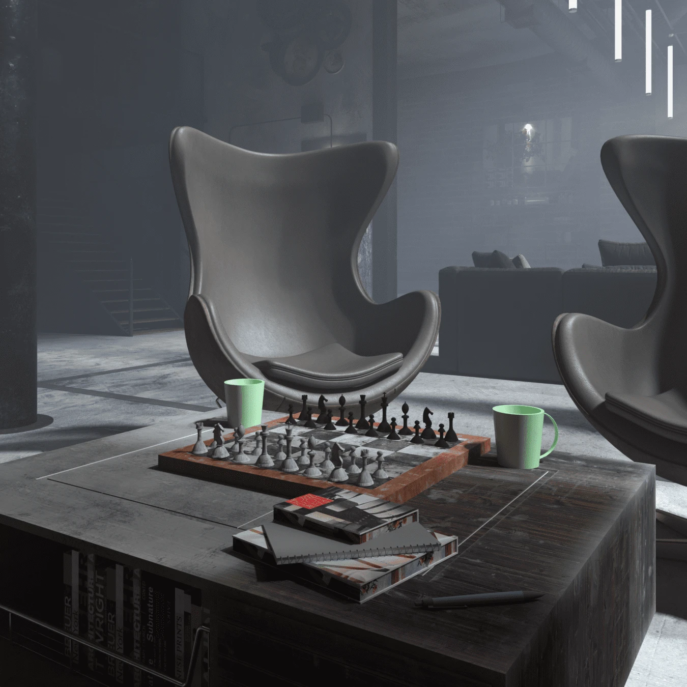 Interior House Free SketchUp Models Download Modern ID 212000122 (Nguyen But)