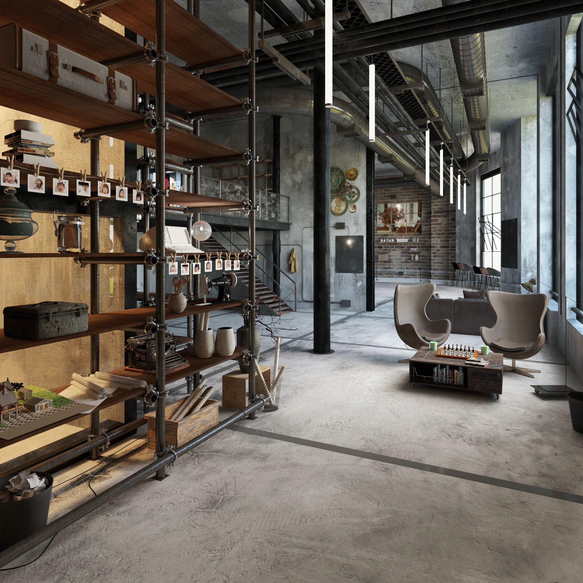 Interior House Free SketchUp Models Download Modern ID 212000122 (Nguyen But)