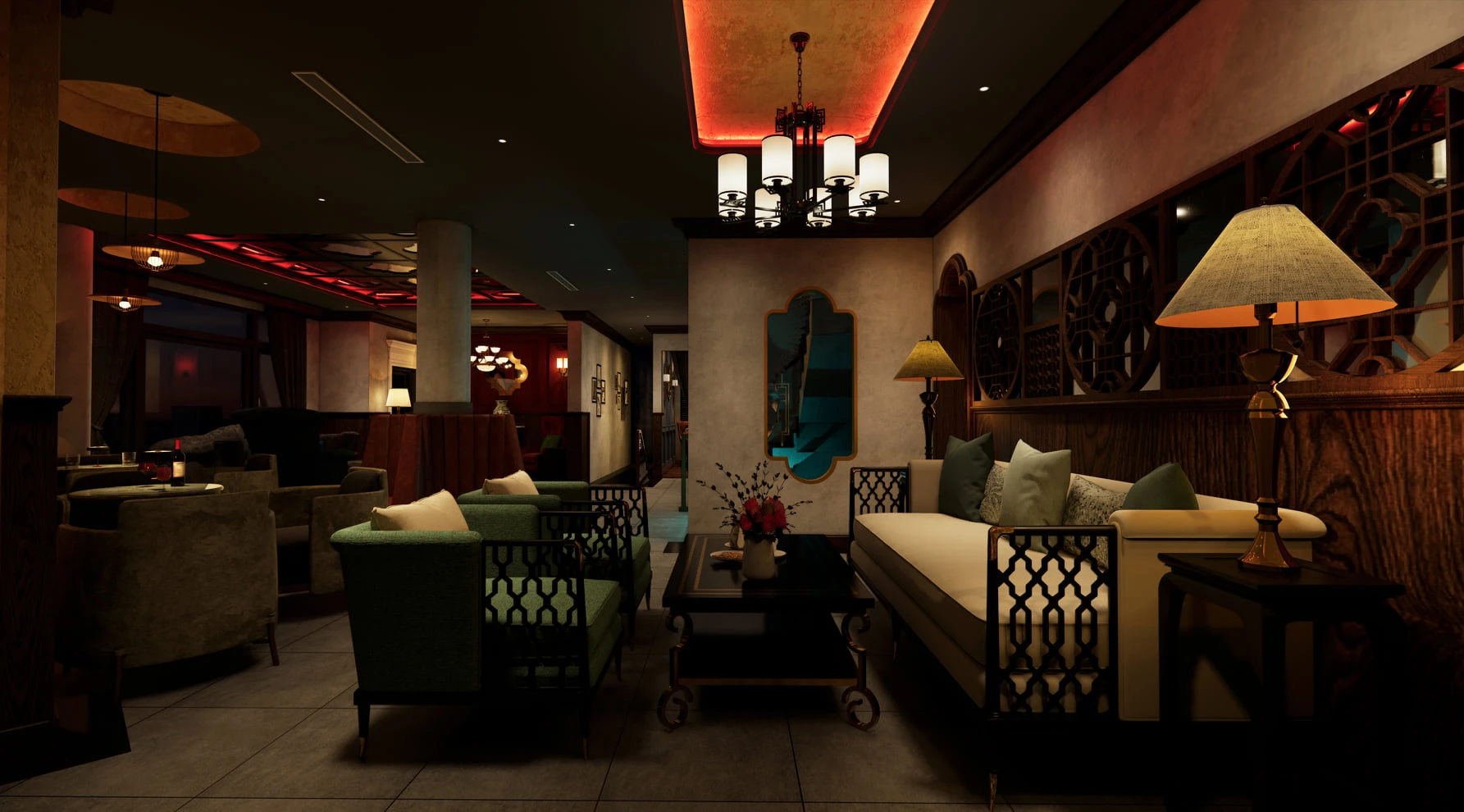 SketchUp Free Interior House Modern Enscape Free Download SketchUp Models ID 212000101 (Nghiem Viet Thai)