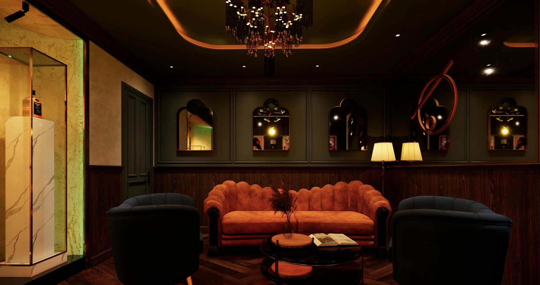 SketchUp Free Interior House Modern Enscape Free Download SketchUp Models ID 212000101 (Nghiem Viet Thai)