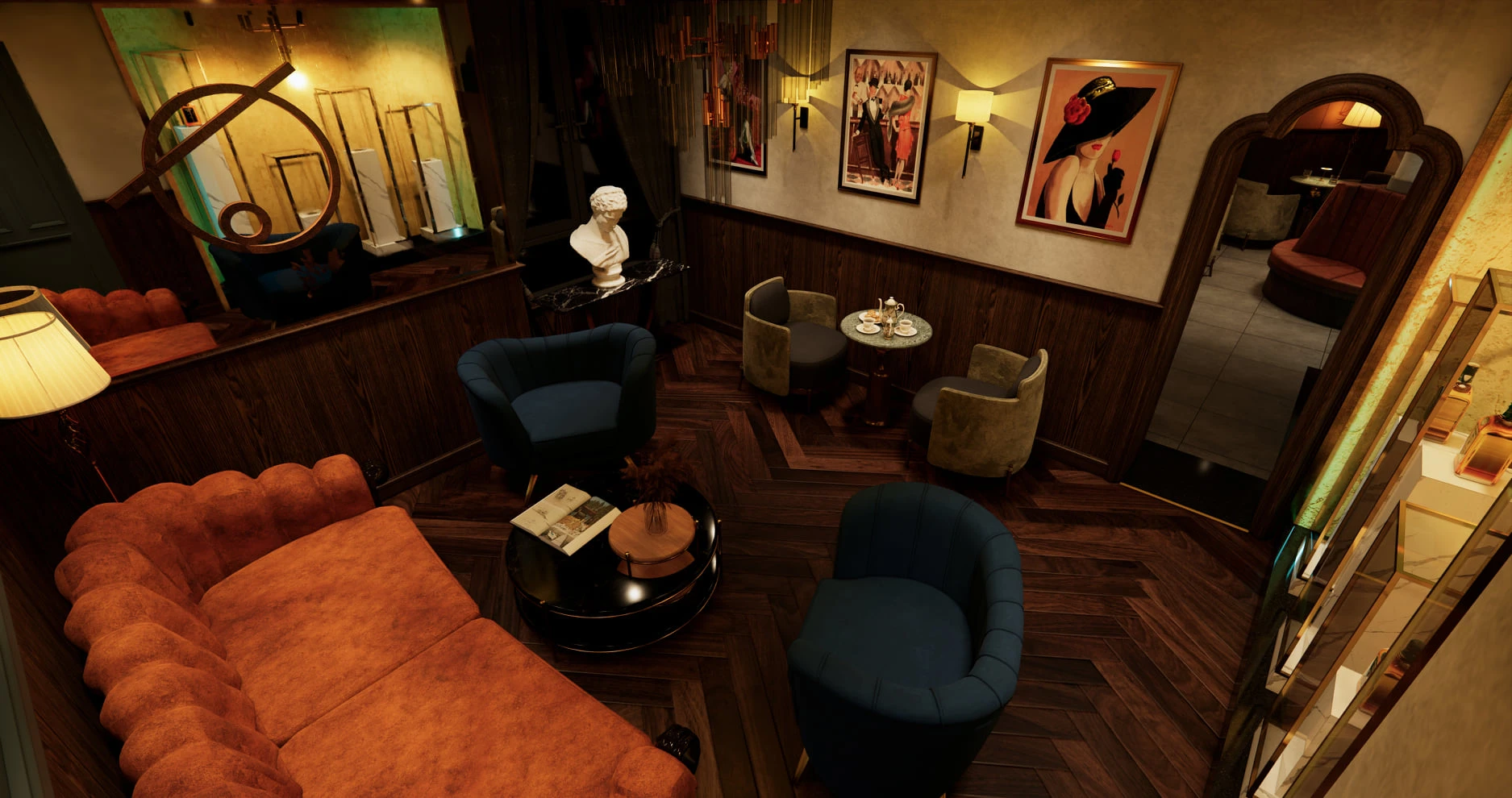 SketchUp Free Interior House Modern Enscape Free Download SketchUp Models ID 212000101 (Nghiem Viet Thai)