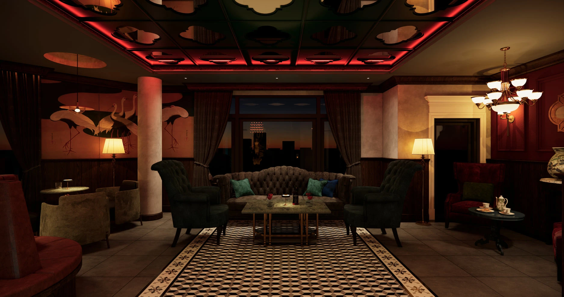 SketchUp Free Interior House Modern Enscape Free Download SketchUp Models ID 212000101 (Nghiem Viet Thai)