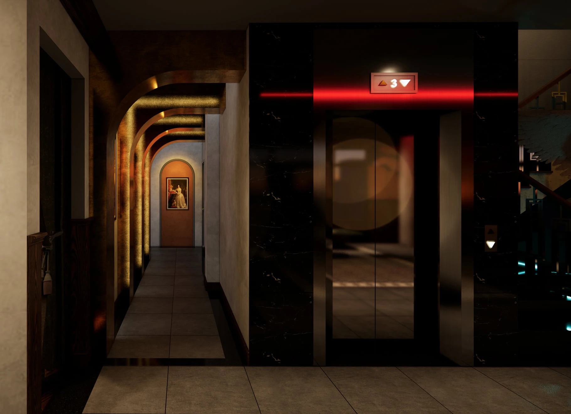 SketchUp Free Interior House Modern Enscape Free Download SketchUp Models ID 212000101 (Nghiem Viet Thai)