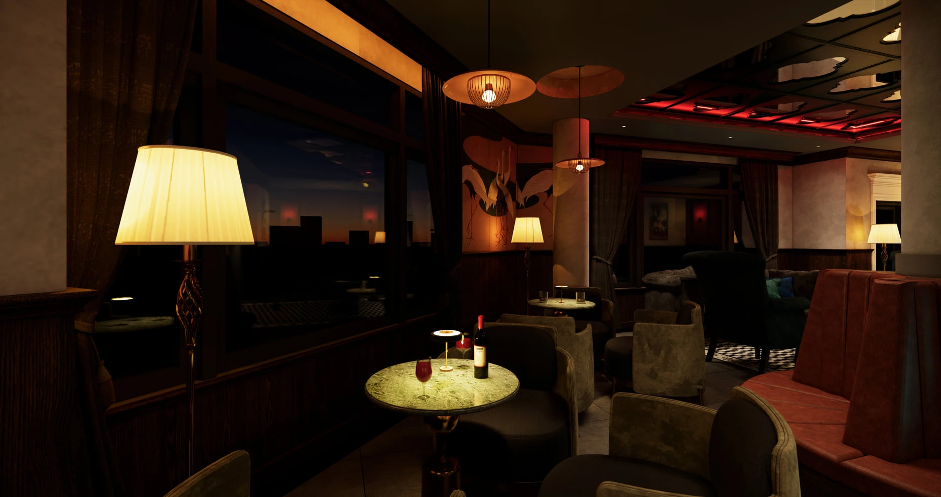 SketchUp Free Interior House Modern Enscape Free Download SketchUp Models ID 212000101 (Nghiem Viet Thai)