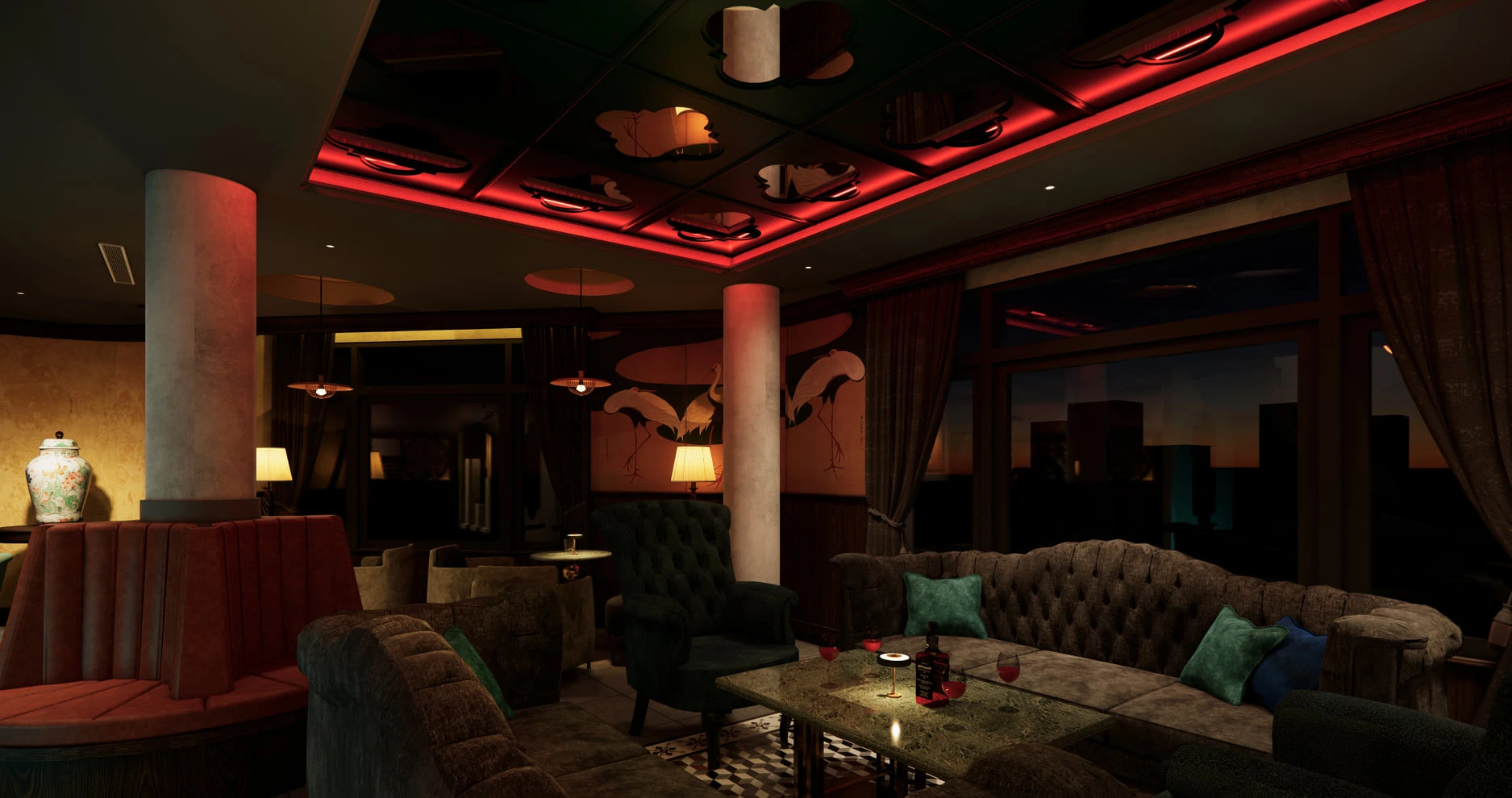 SketchUp Free Interior House Modern Enscape Free Download SketchUp Models ID 212000101 (Nghiem Viet Thai)