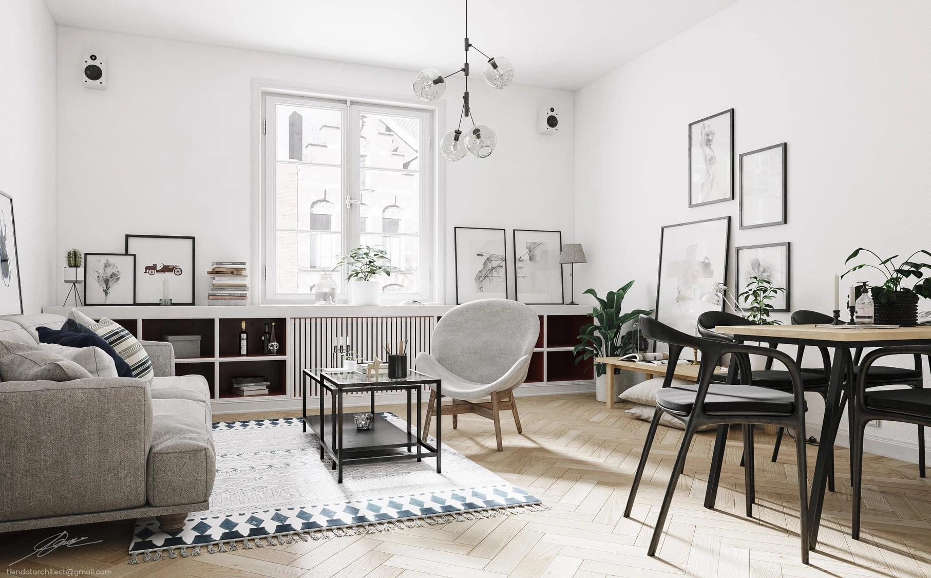 Interior House Modern SketchUp Model Download Free ID 212000113 (Nguyen Tien Dat)