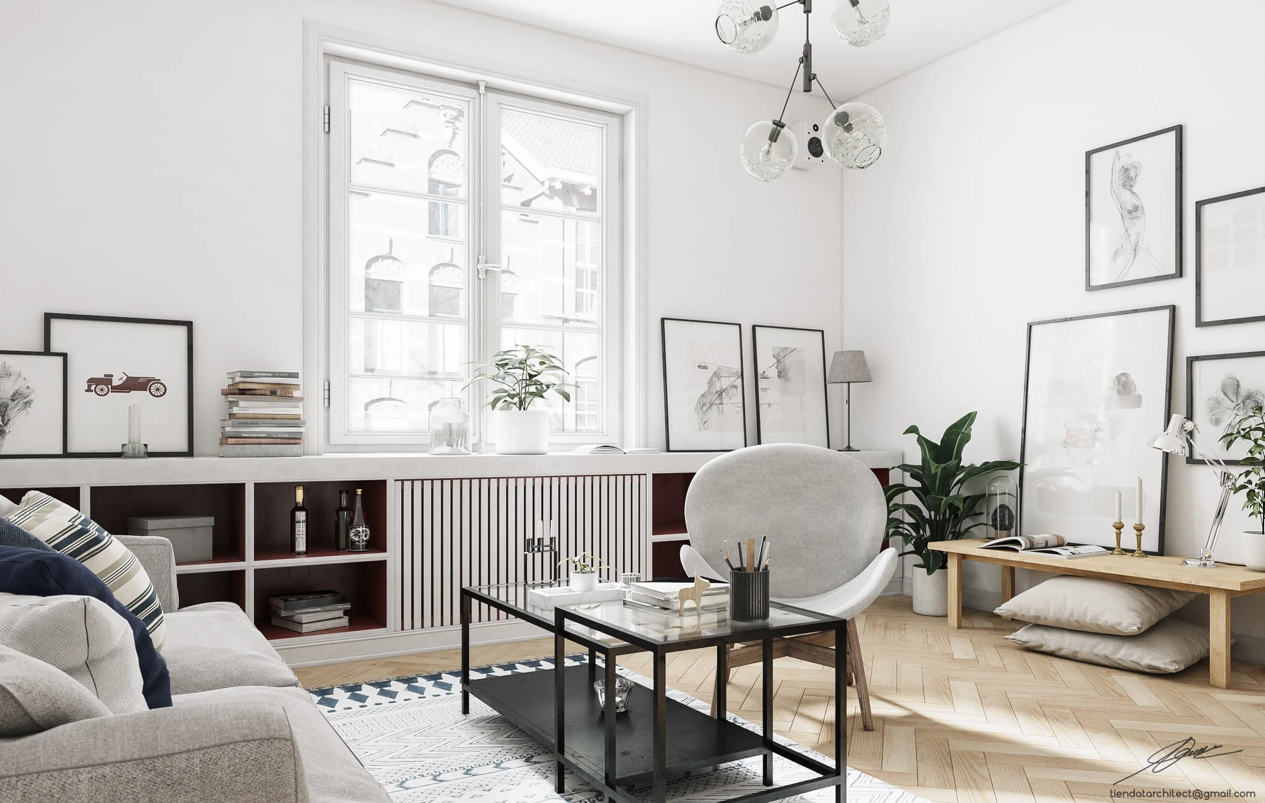 Interior House Modern SketchUp Model Download Free ID 212000113 (Nguyen Tien Dat)