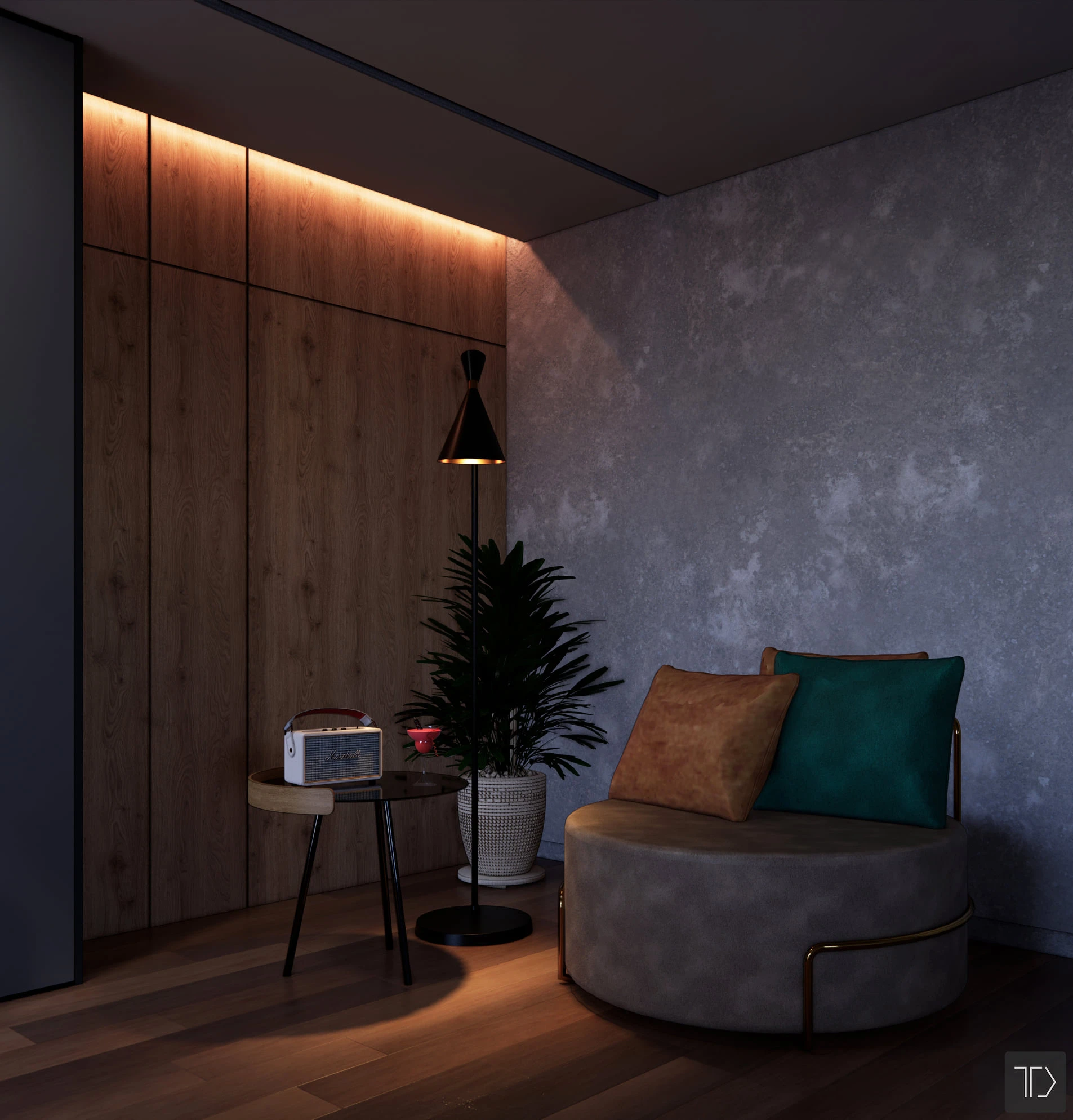 SketchUp Free Interior House Modern SketchUp Model Free Download ID 212000107 (Nghiem Viet Thai)