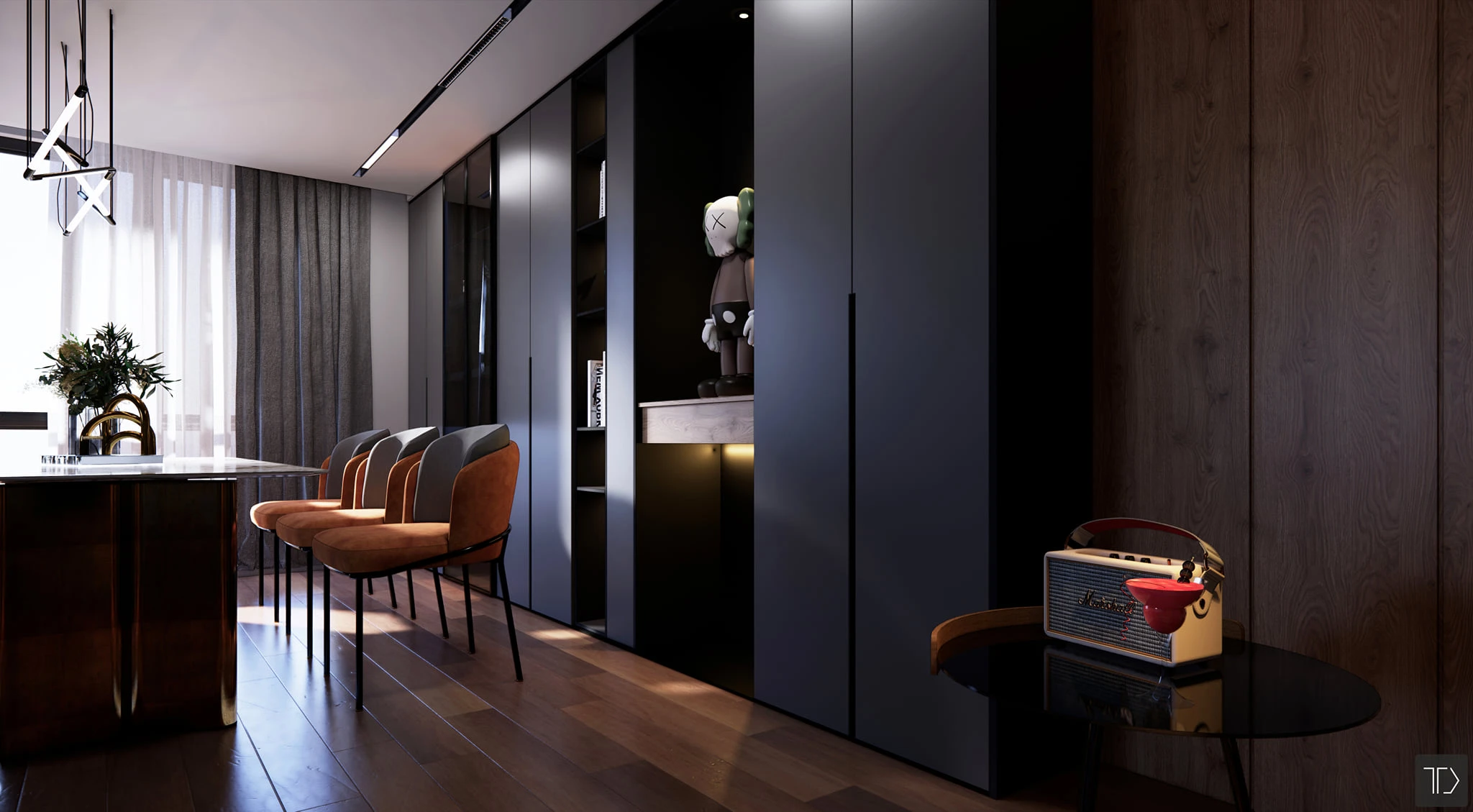 SketchUp Free Interior House Modern SketchUp Model Free Download ID 212000107 (Nghiem Viet Thai)