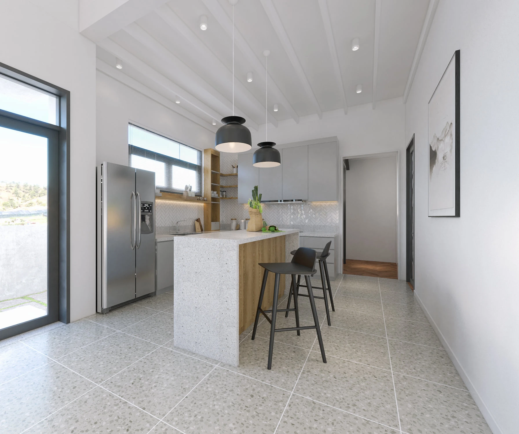 Interior House Modern Vray 3D Model Free Download SketchUp ID 212000089 (Dao Trong An)