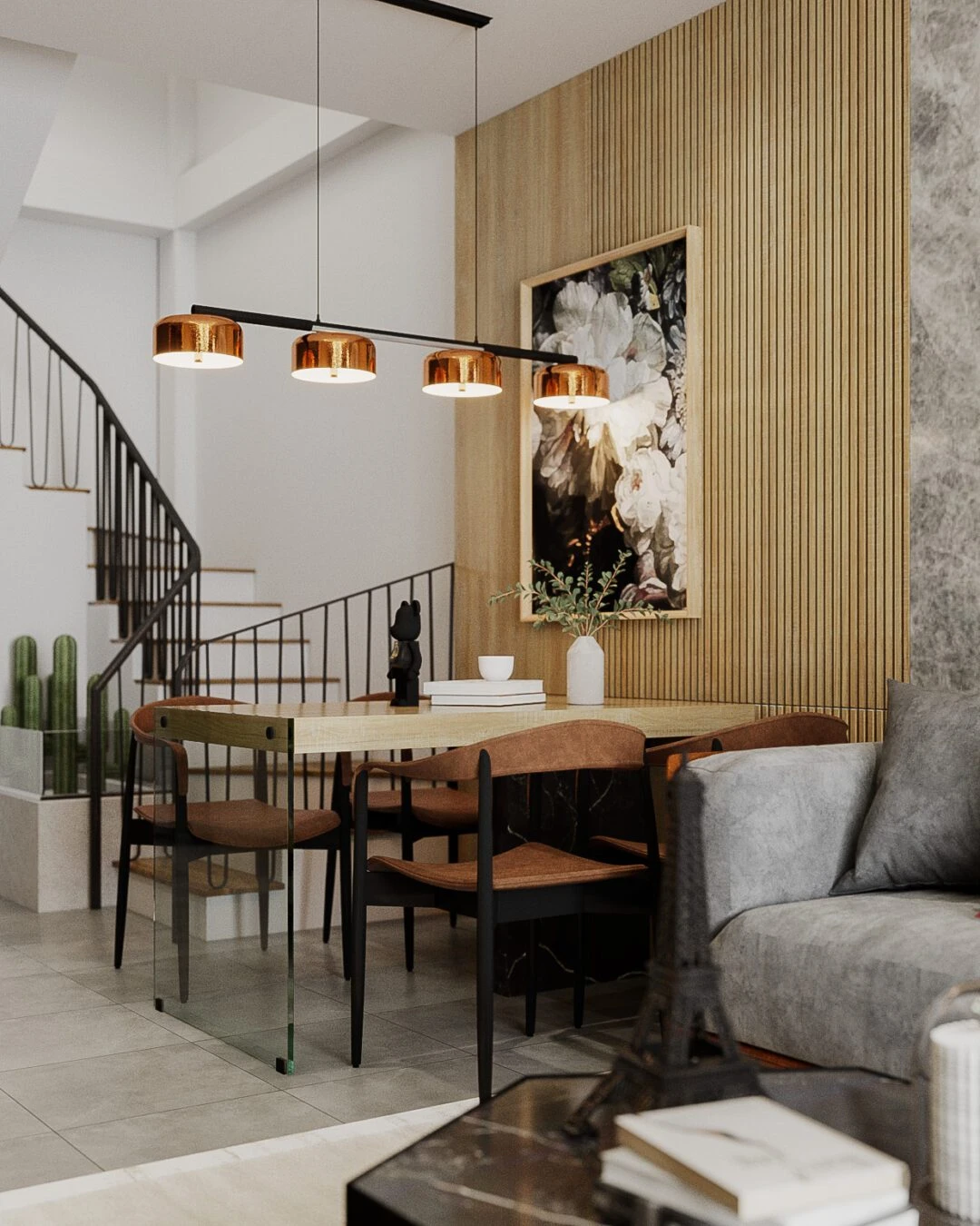 SketchUp Free Interior House Modern Vray SketchUp Model Free Download ID 212000125 (To Dung)