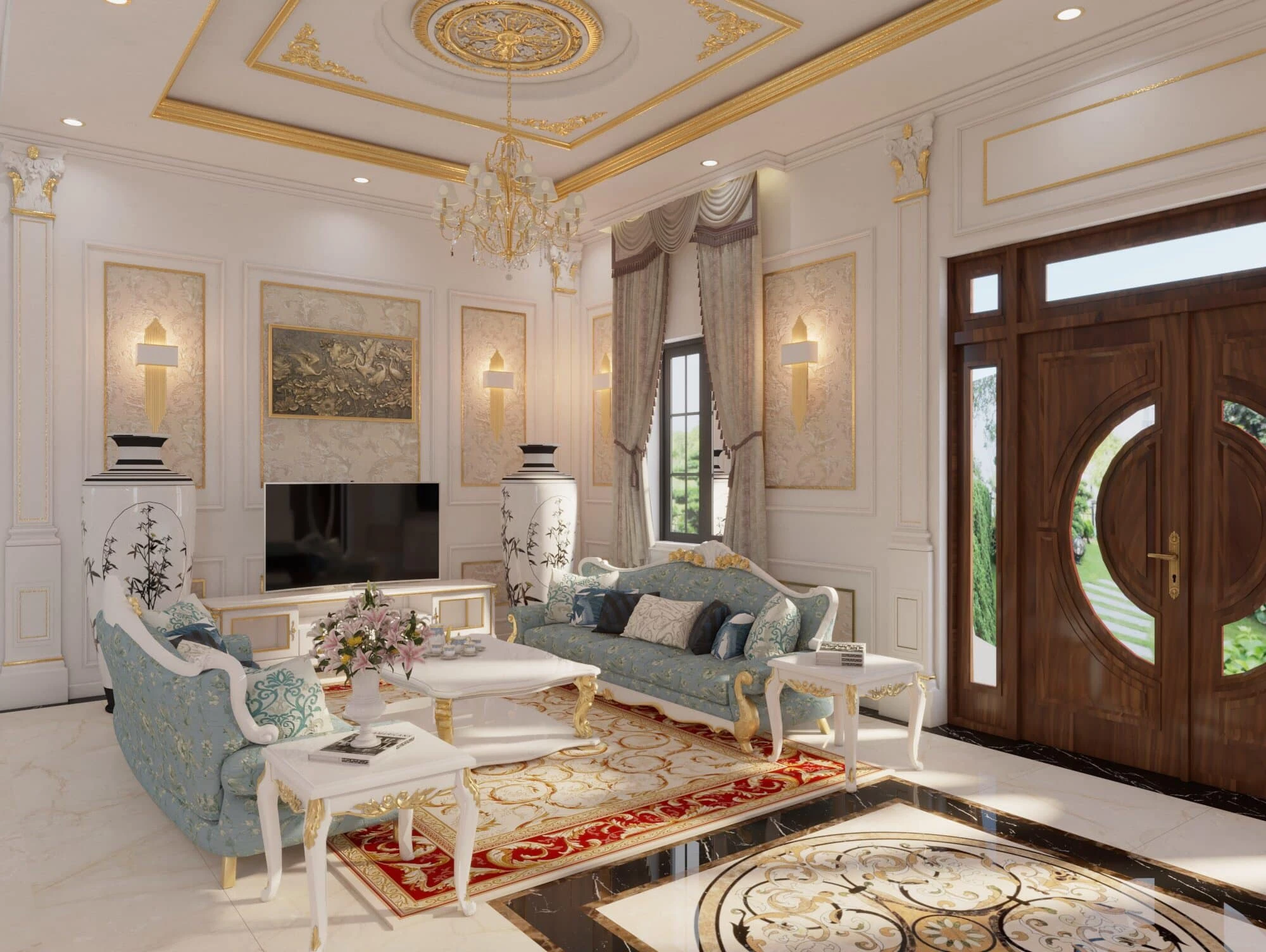 Interior House Neo Classic 3D Model Free Download SketchUp ID 212000119 (Dao Hung)