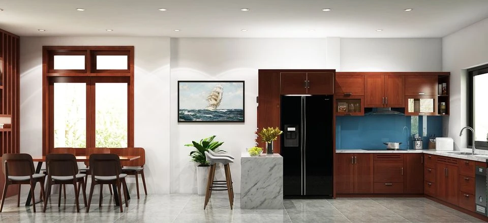 Kitchen Modern Free Download SketchUp Models ID 102000048 (Thich Thieu Thuong)